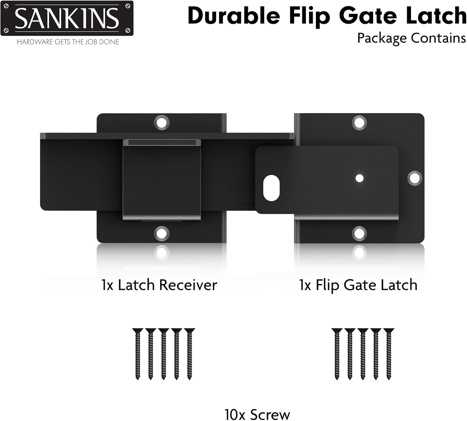 Heavy Duty Flip Gate Latch for Outdoor Use