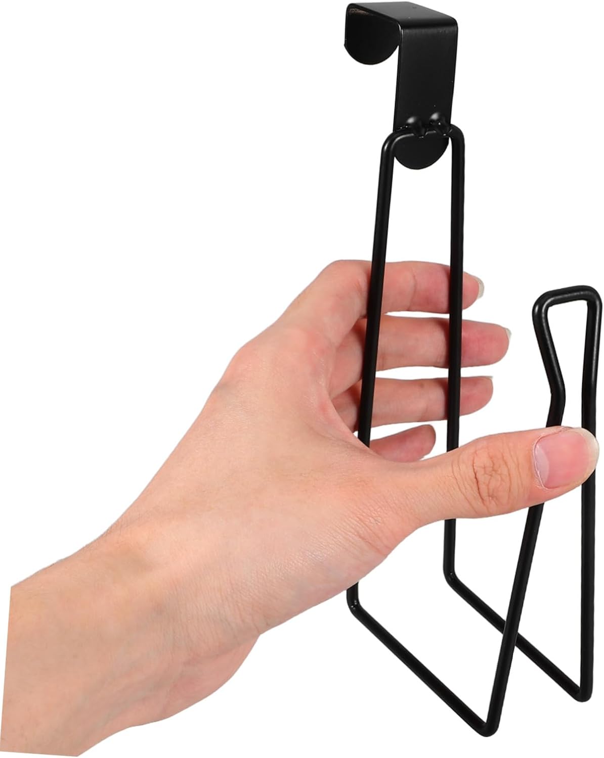 Stylish Wall-Mounted Toilet Paper Holder Black
