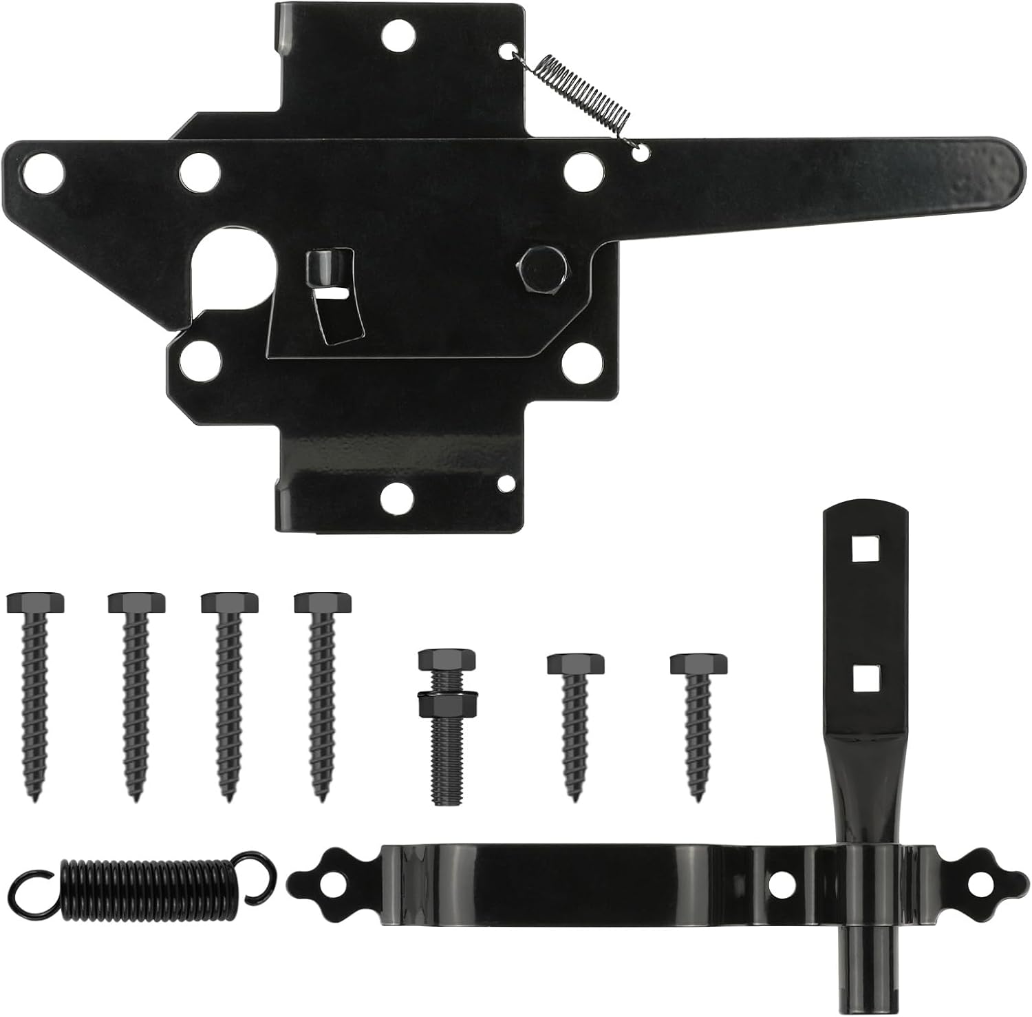 Wmebee Heavy Duty Self-Locking Gate Latch