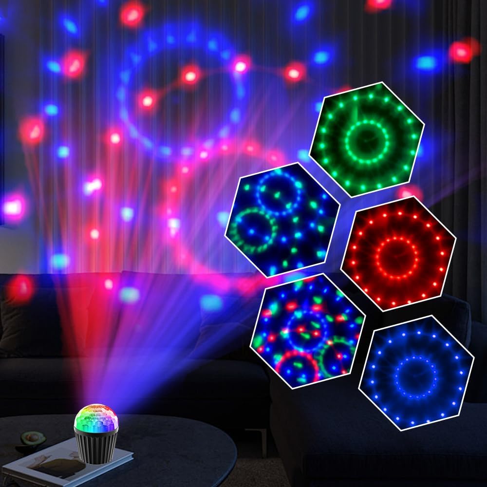 Yiixuyo Disco Ball Light with Voice Control