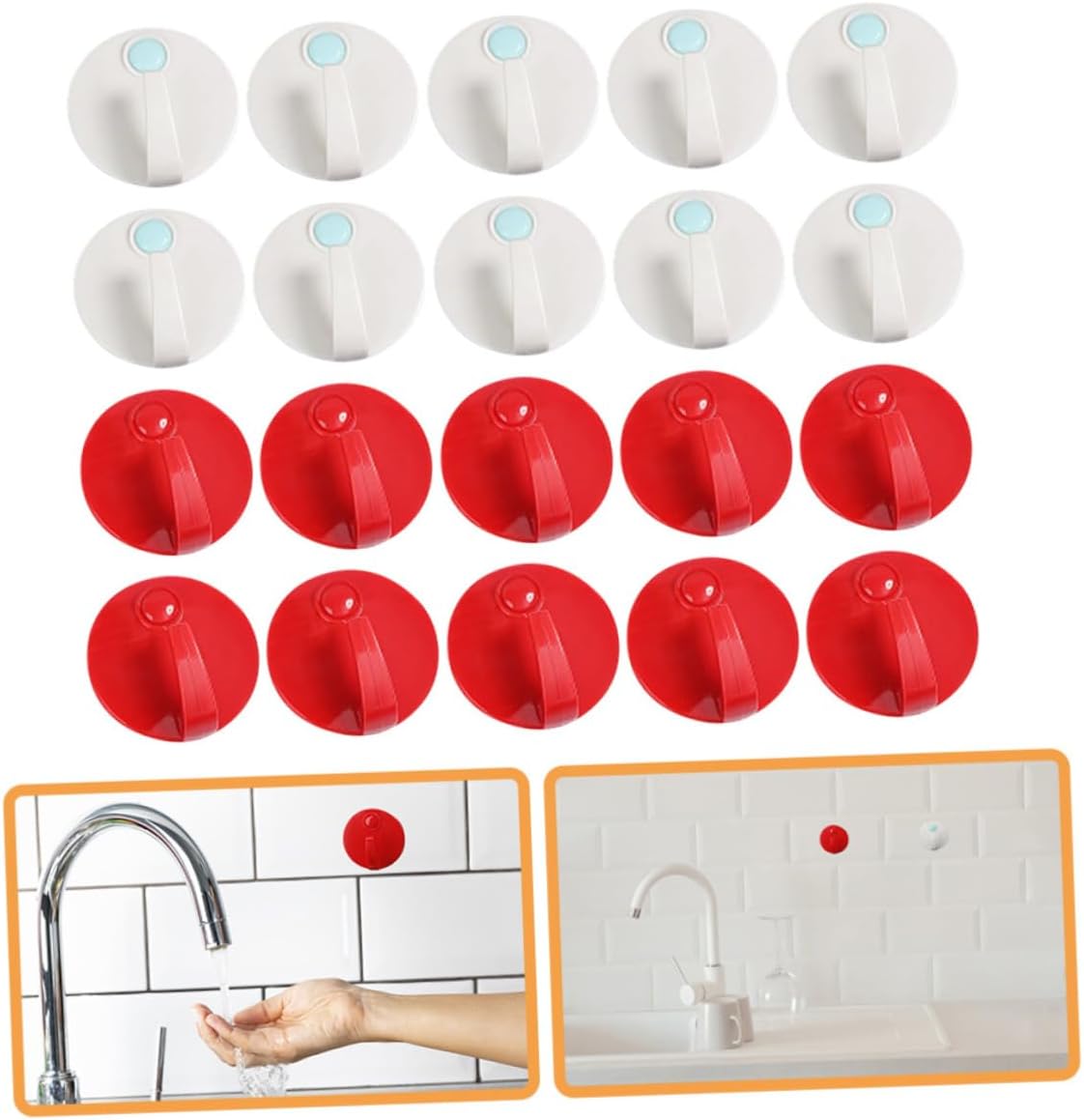 Homoyoyo Heavy Duty Adhesive Wall Hooks for Bathroom