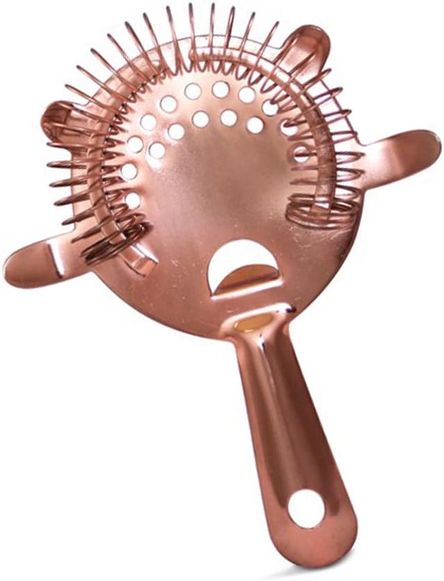 BarConic 4 Prong Strainer with Copper Plating