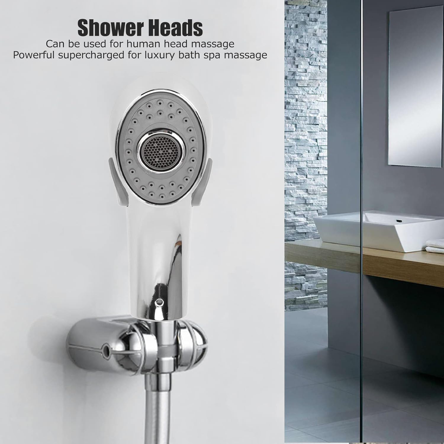 IOROBURO Handheld Shower Head with Massage Function