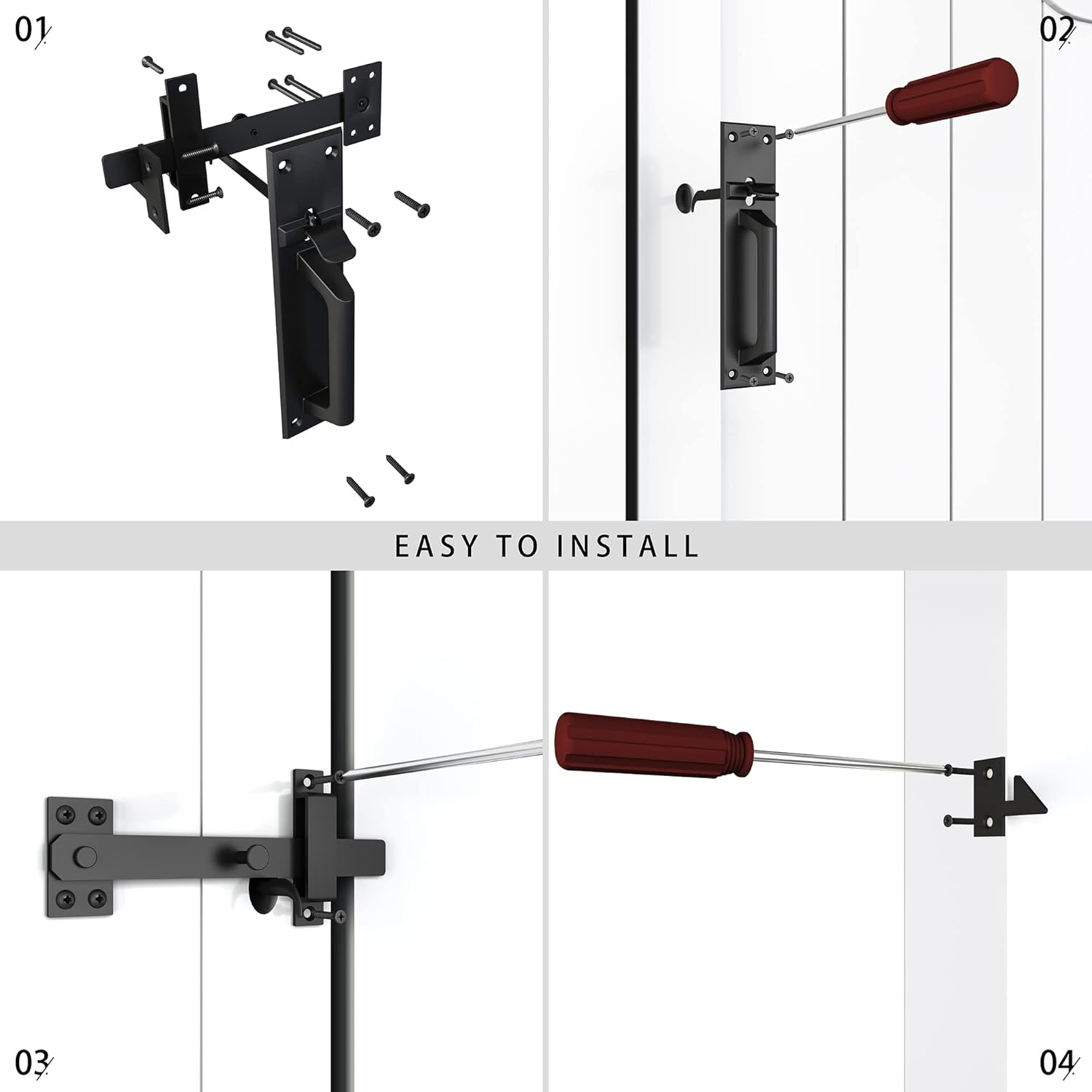 Heavy-Duty Gate Latch for Outdoor Garden Use
