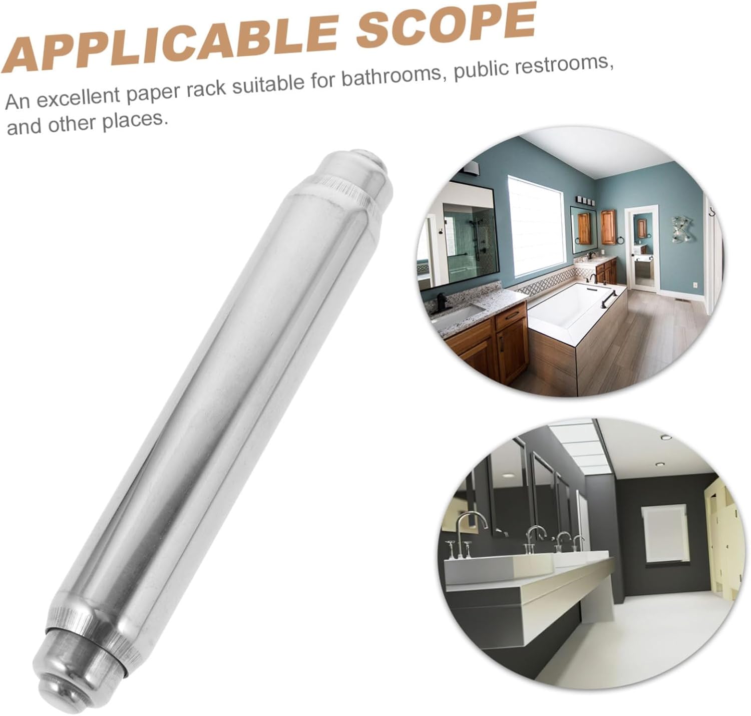 OHPHCALL Toilet Paper Holder Stainless Steel Rod Replacement