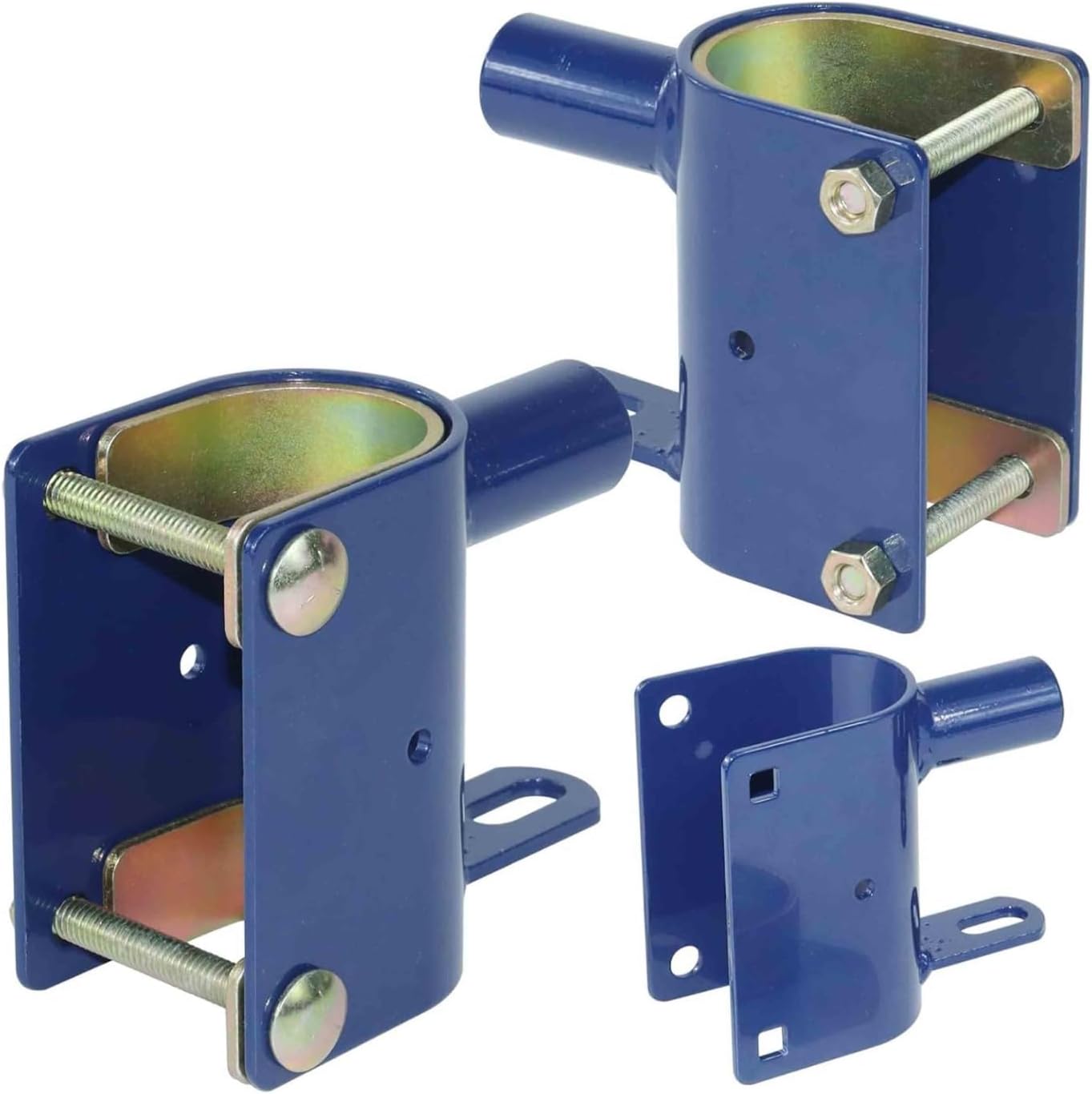VIRTIONZ Two Way Gate Latch Blue Perfect for Farms Pastures and Ranches