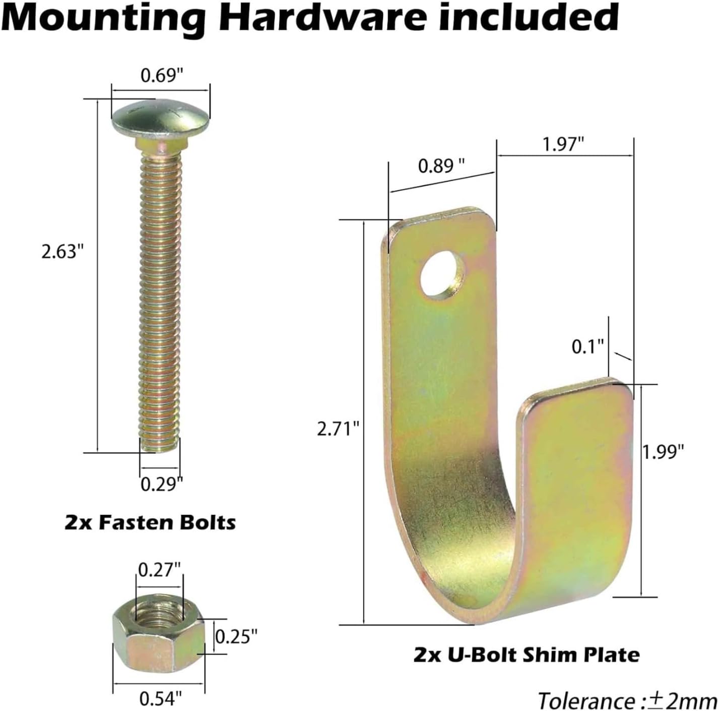 VIRTIONZ Two Way Gate Latch Blue Perfect for Farms Pastures and Ranches