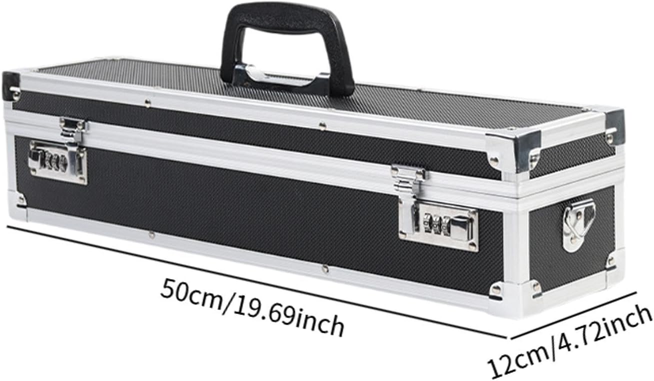 IEUDNS Chef Knives Lockable Storage Box with Compartments