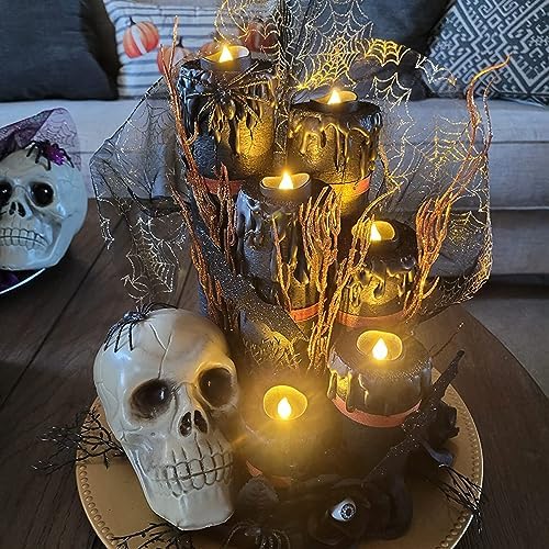 Homemory Flameless LED Black Tea Lights 24-Pack