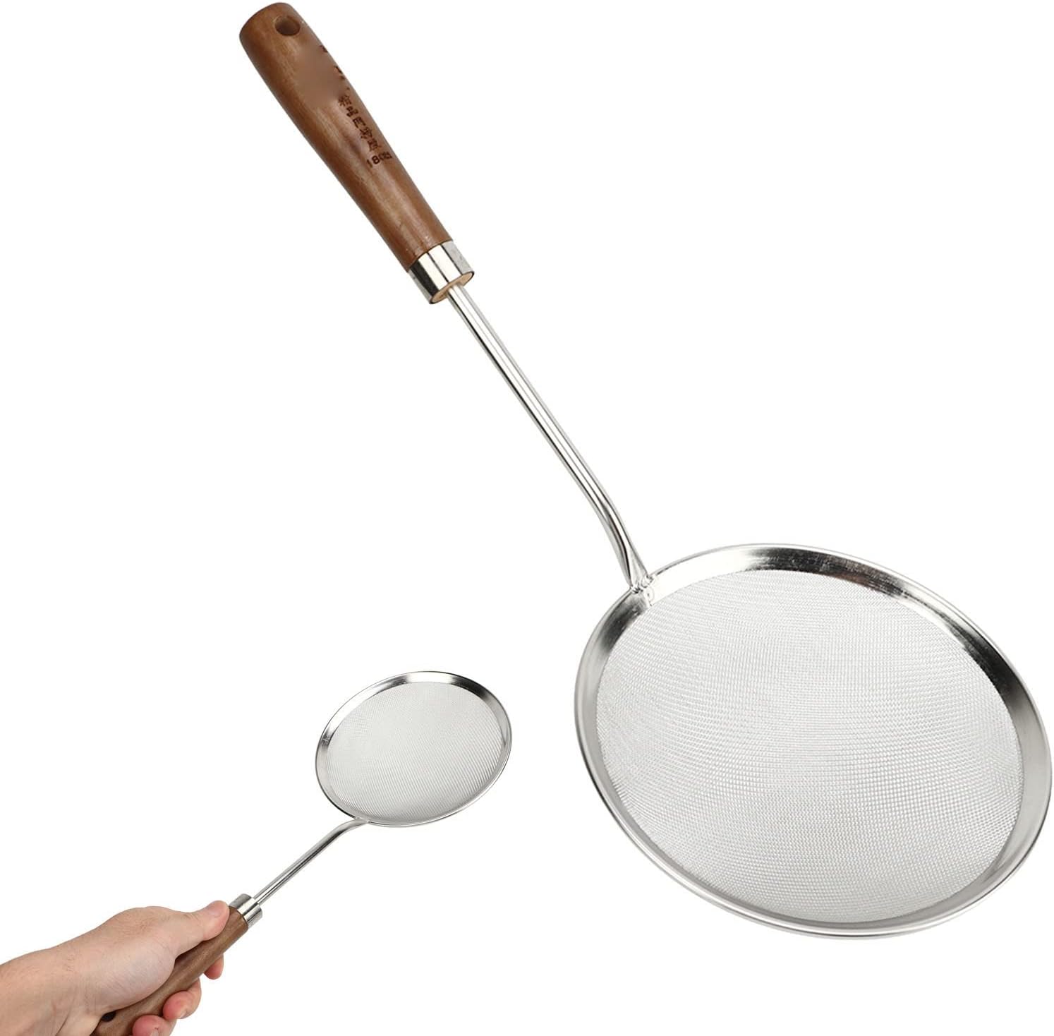 Oil Colander with Fine Mesh for Grease and Foam Removal