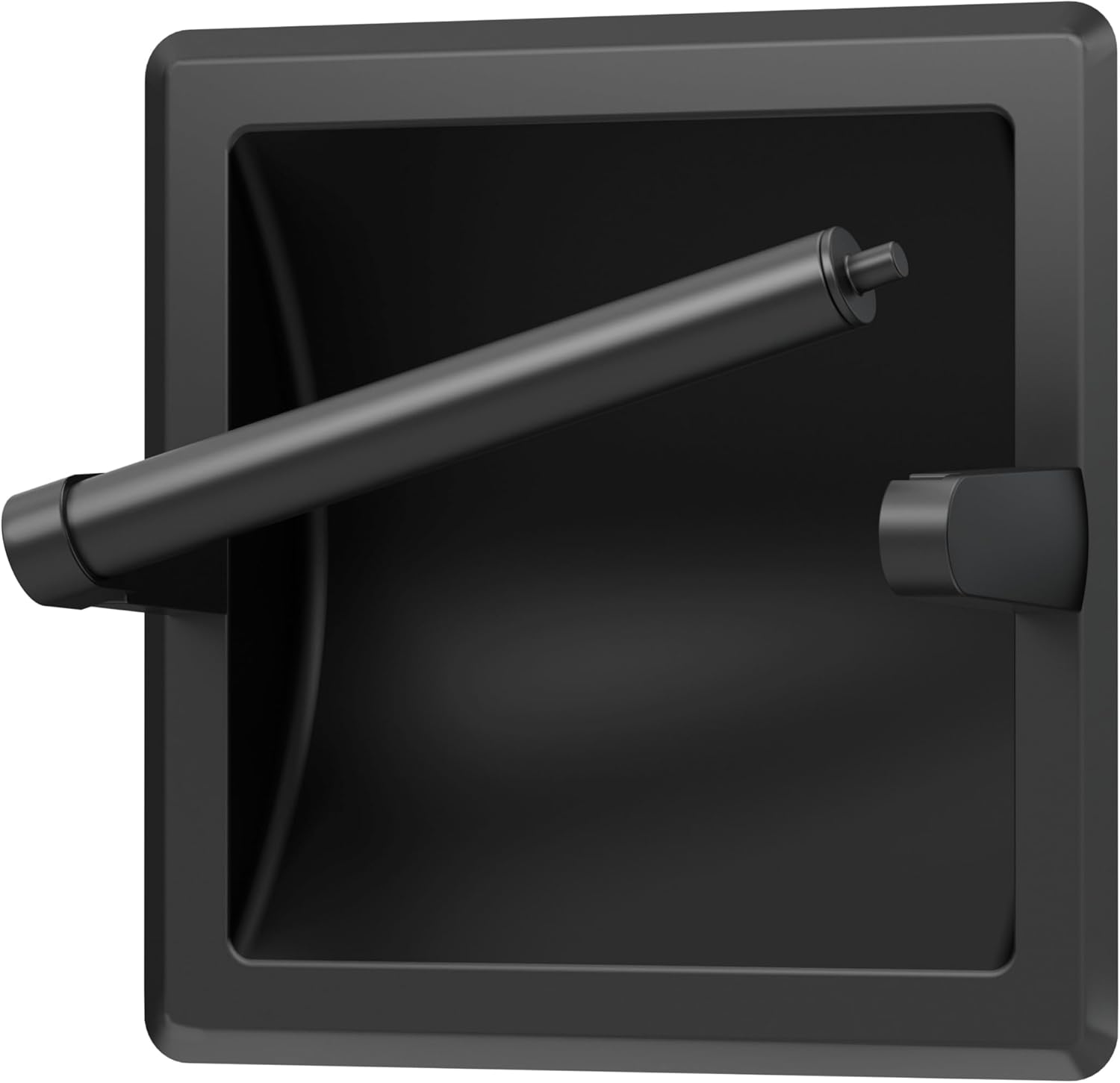 Gatco 752 Recessed Toilet Paper Holder Matte Black