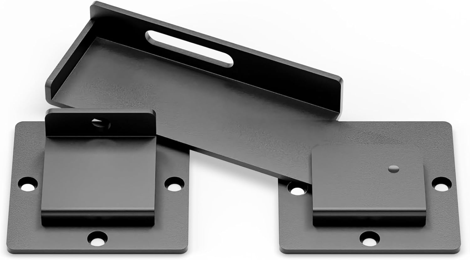 Sturdy 35mm Heavy Duty Gate Latch Lock Set with Matte Black Finish