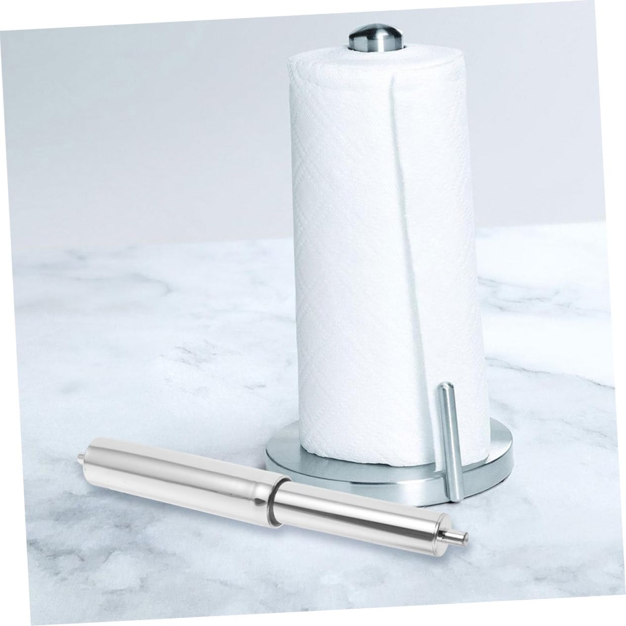 OSALADI 4 Pack Toilet Paper Holder Rods with Retractable Spring