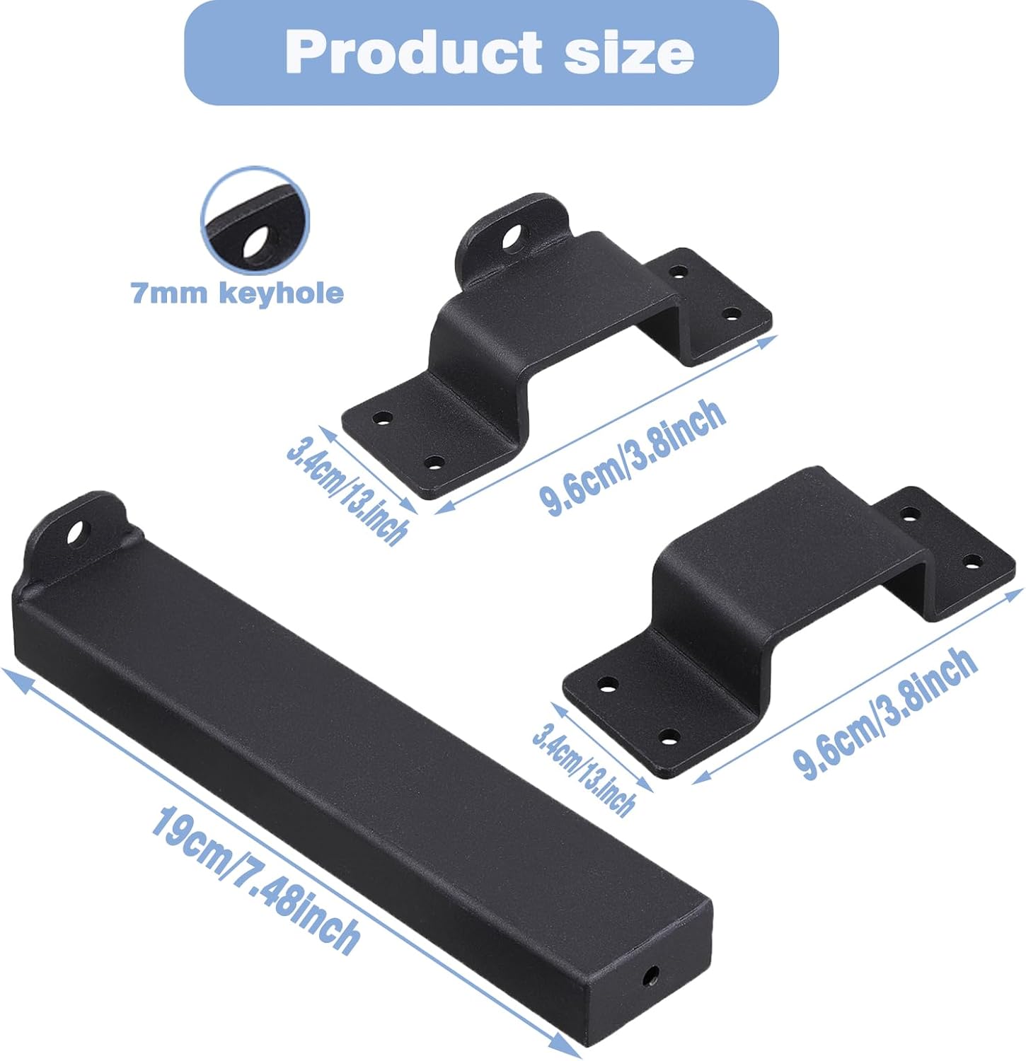 Durable Outdoor Gate Lock with Padlock Hole