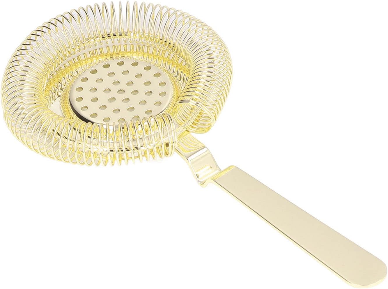Beufee Cocktail Strainer - Gold Stainless Steel Bar Strainer for Bartending