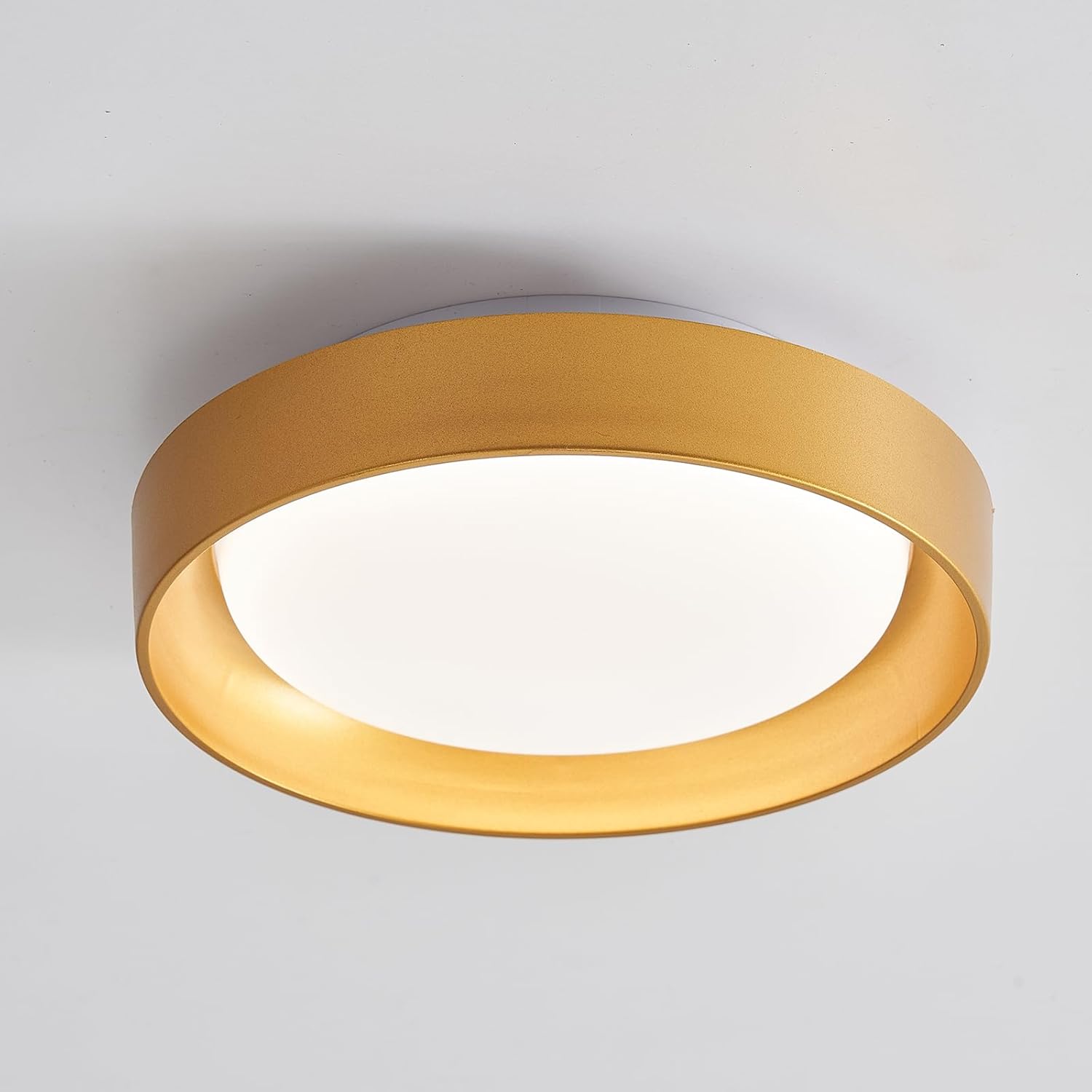 HYDELITE Gold Flush Mount LED Ceiling Light