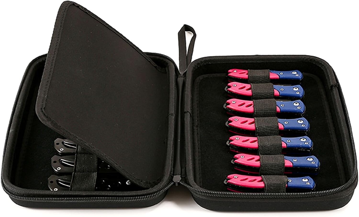 ANEETAFAN Pocket Knife Display Case with Handle