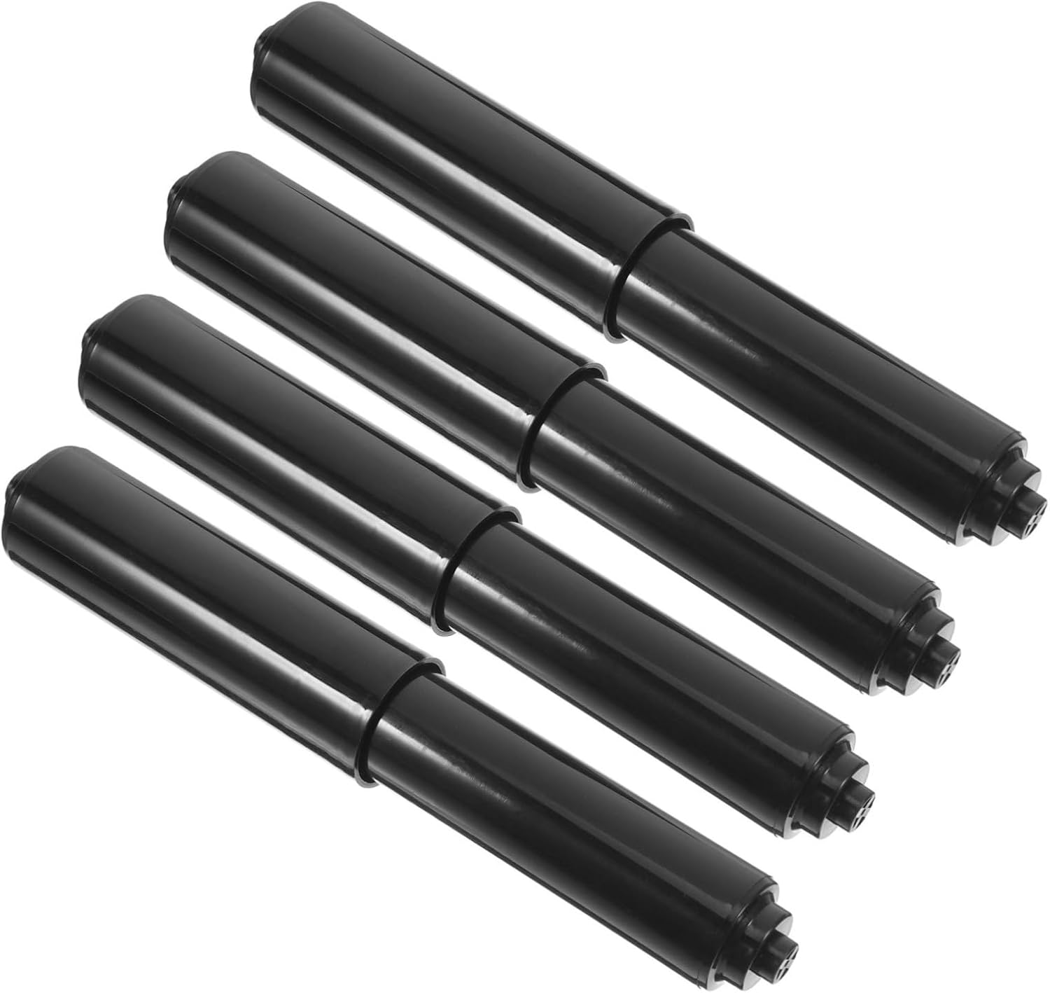 OSALADI 4pcs Spring Loaded Toilet Paper Holder Rod Replacement