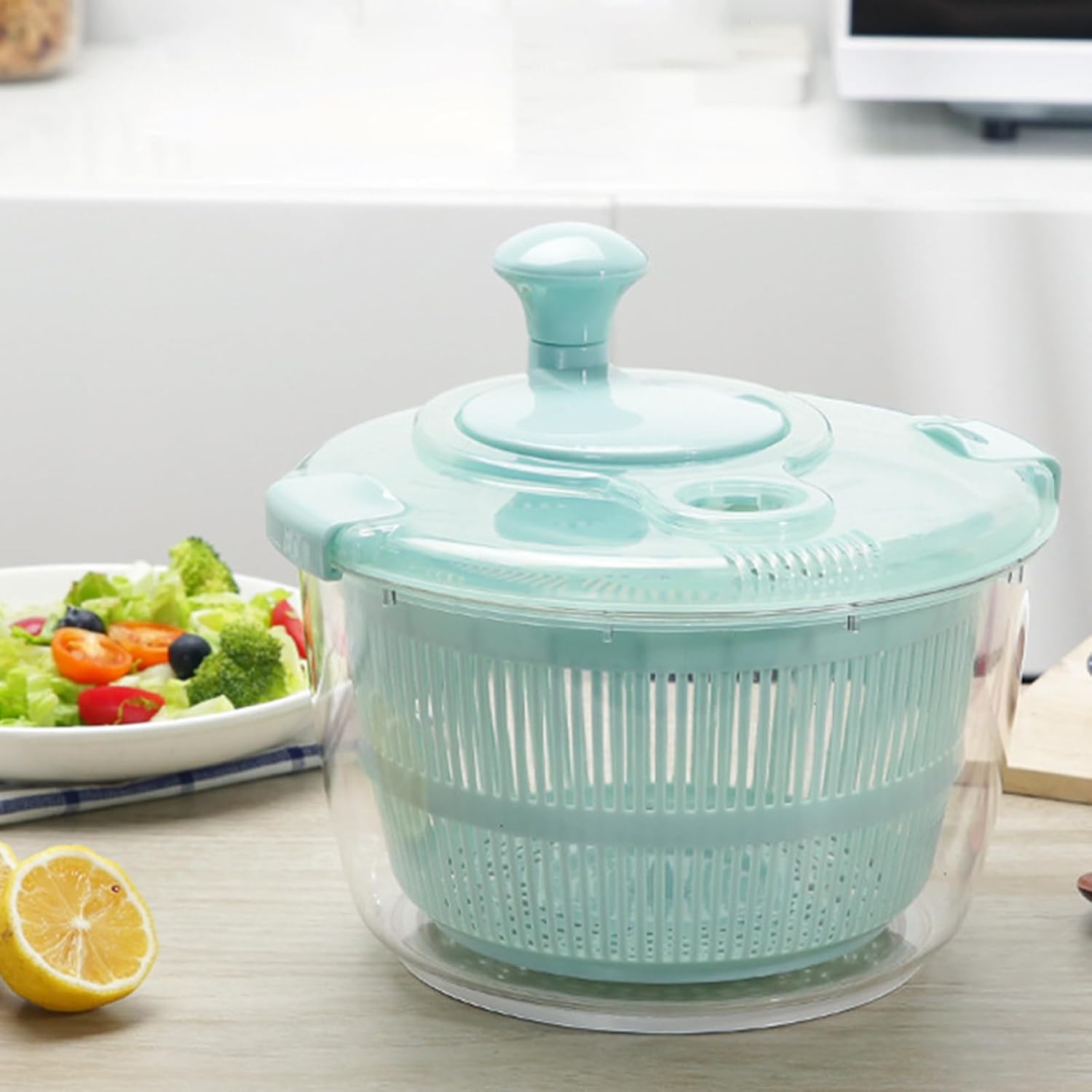 Vansza Salad Dryer Spinner - 10 Sec Water Removal