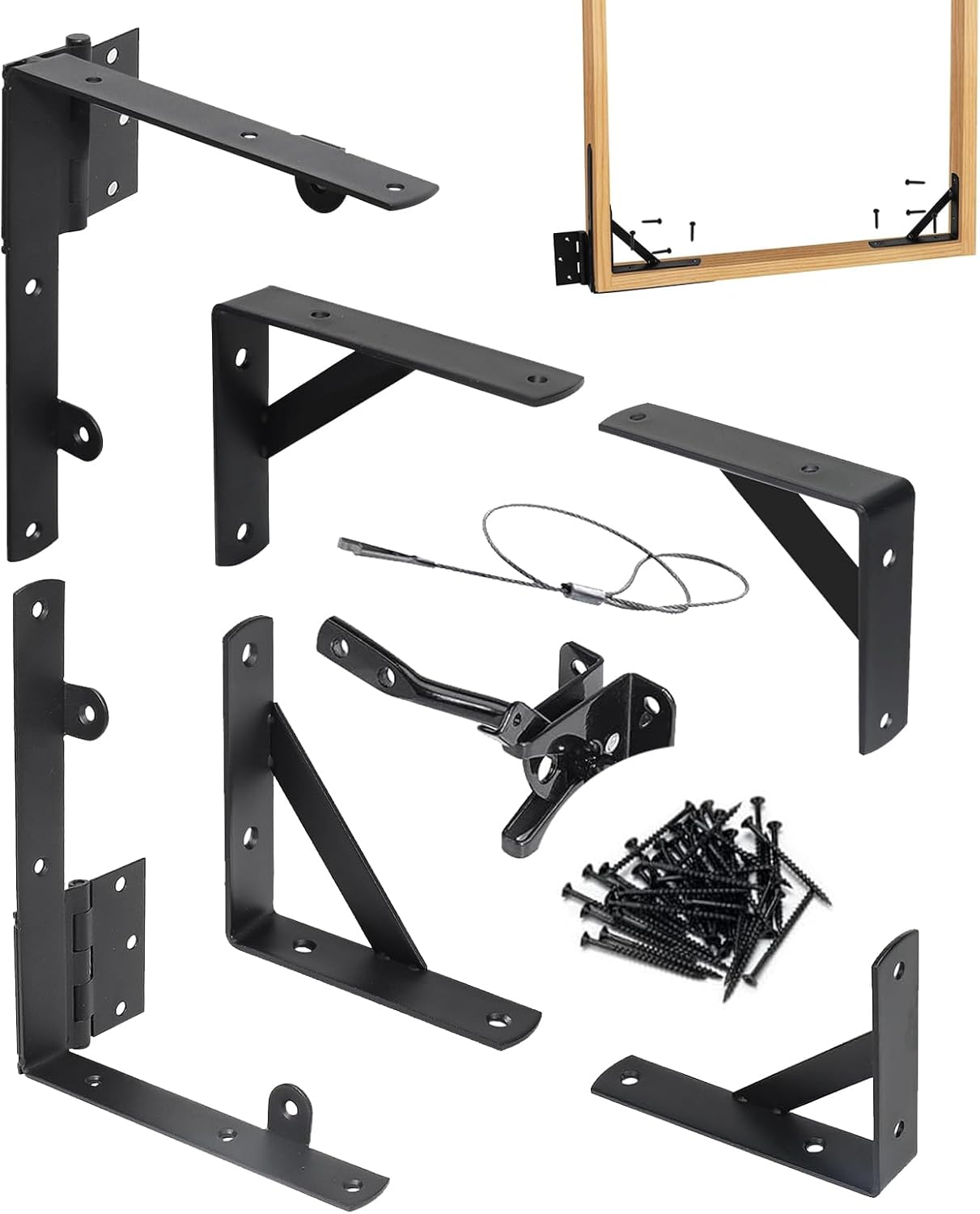 Heavy Duty Fence Gate Kit - Anti Sag Rust-Proof
