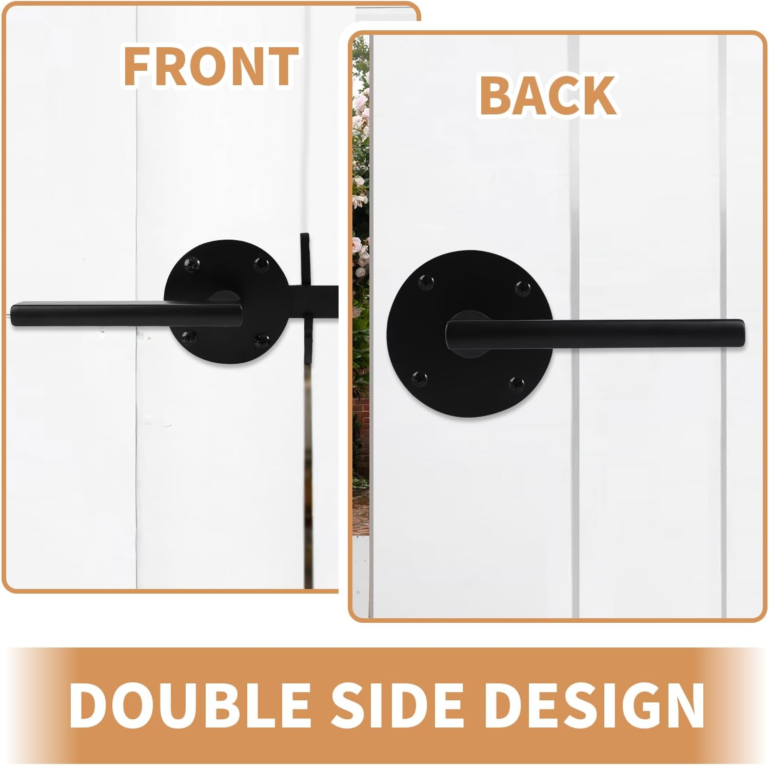 Durable Two-Sided Gate Latch for Outdoor Use