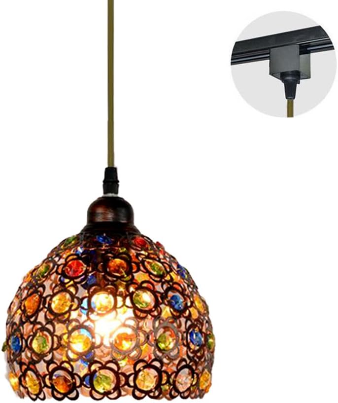 Kiven 1-Light Bohemia Pendant Light with Chrome Finish