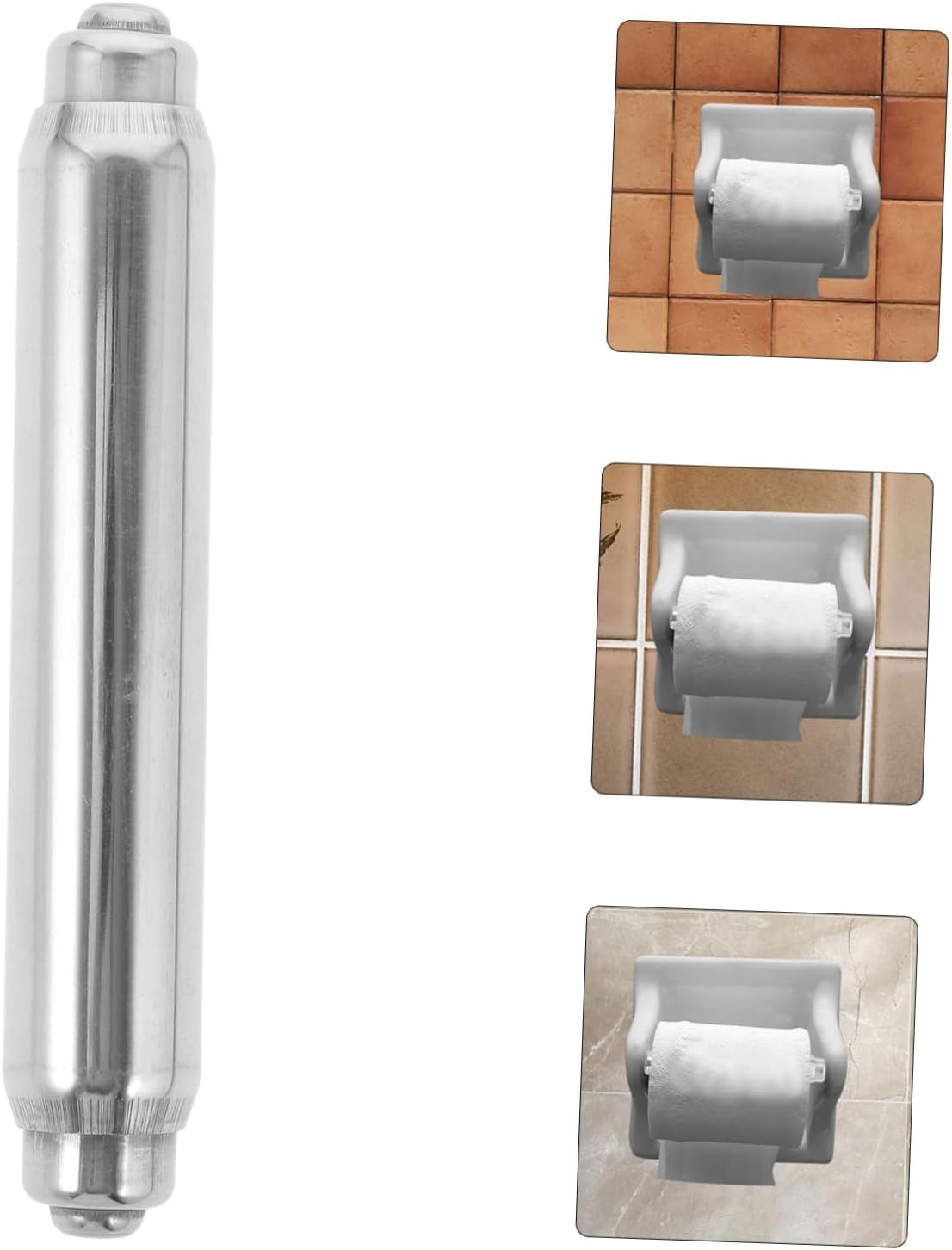 WEKAMOS Toilet Paper Roller Holder Replacement Rod Stainless Steel