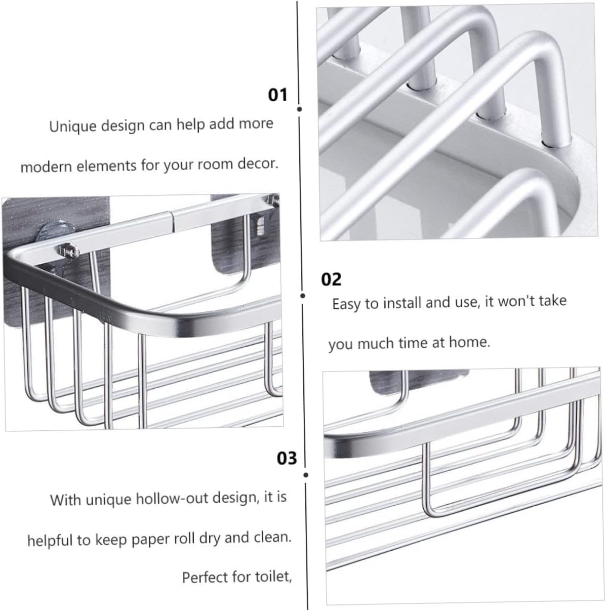 Gleavi Suction Cup Toilet Paper Holder