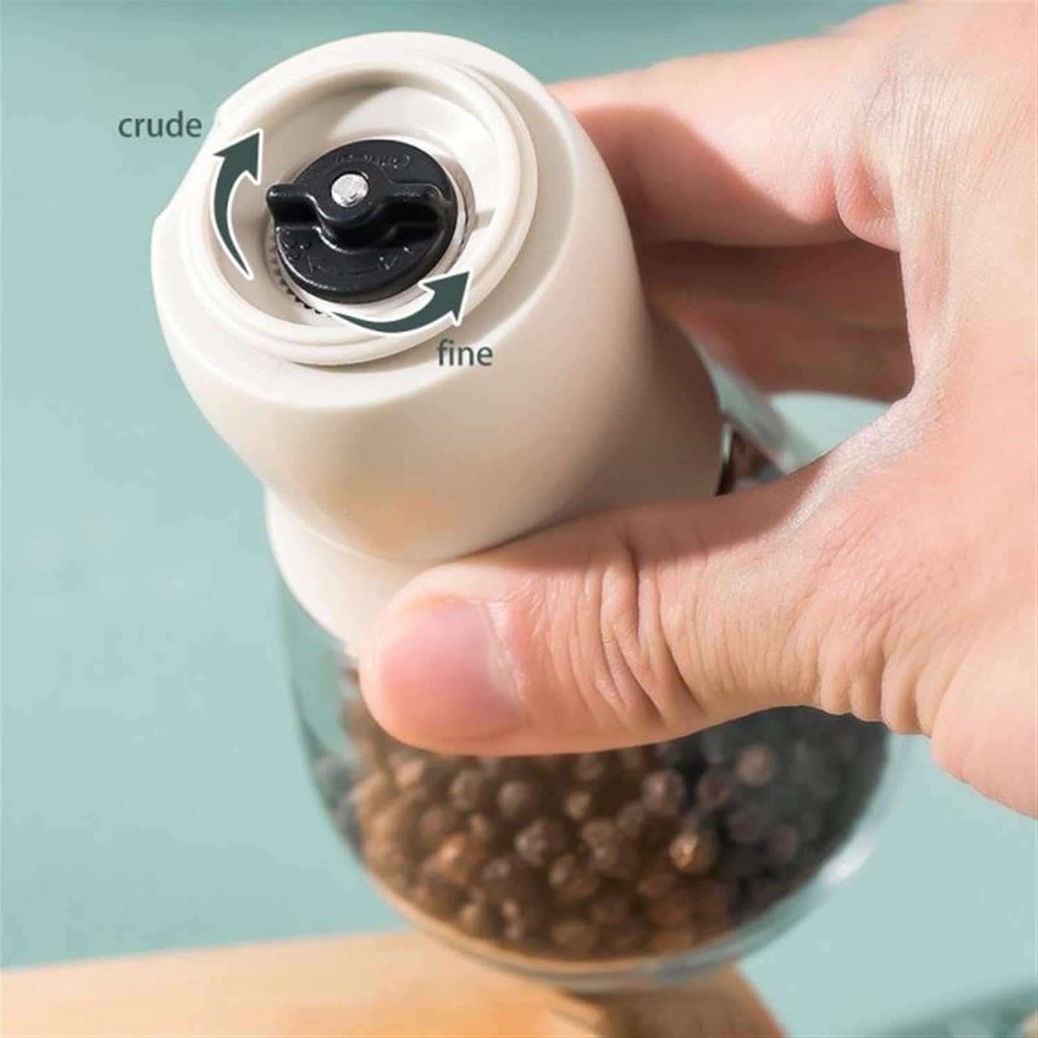 LEIXIUSM Pepper Shakers Set with Salt and Pepper Grinders