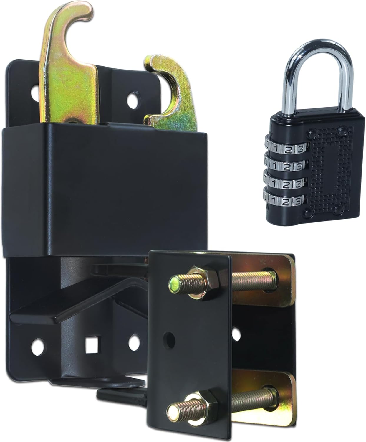 Gelaska 2-Way Gate Latch Durable Easy to Install
