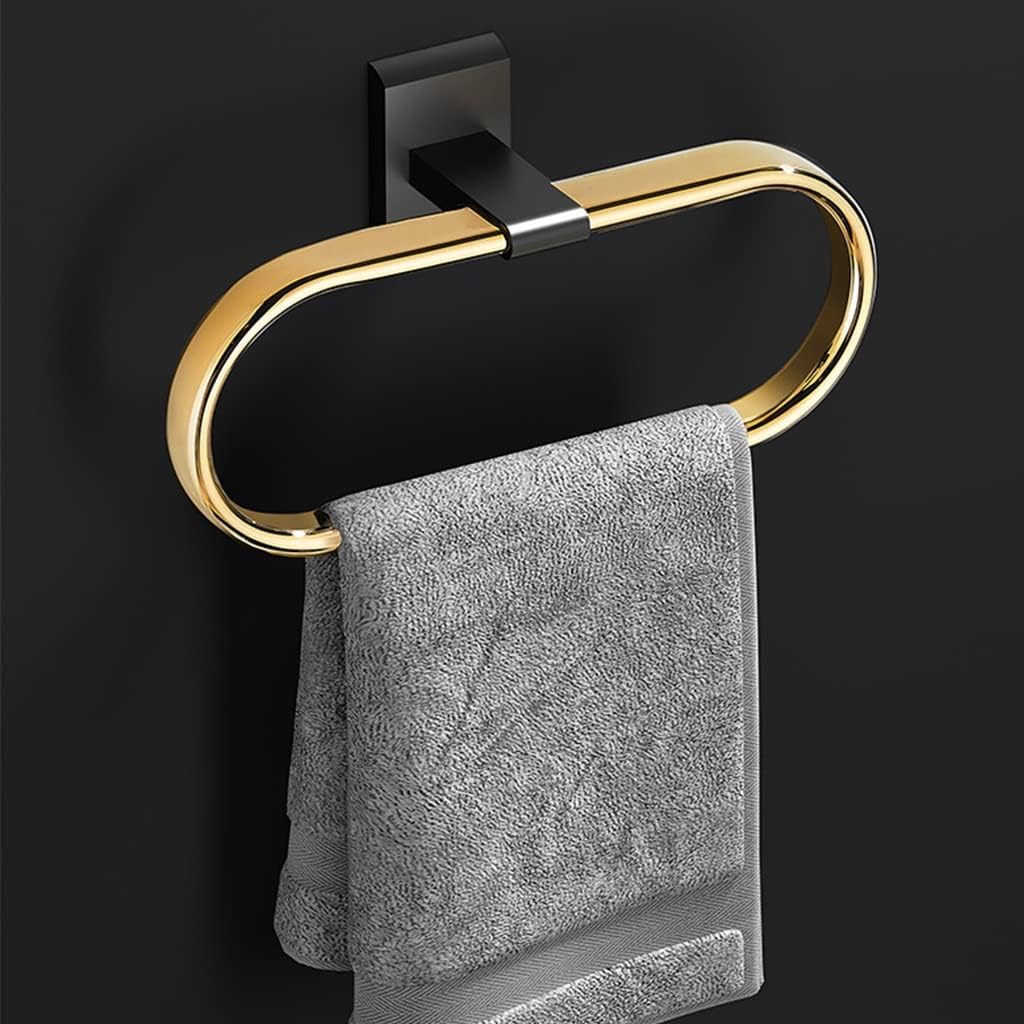 BAHELS Gold Towel Ring Wall Mounted Bath Towel Hanger