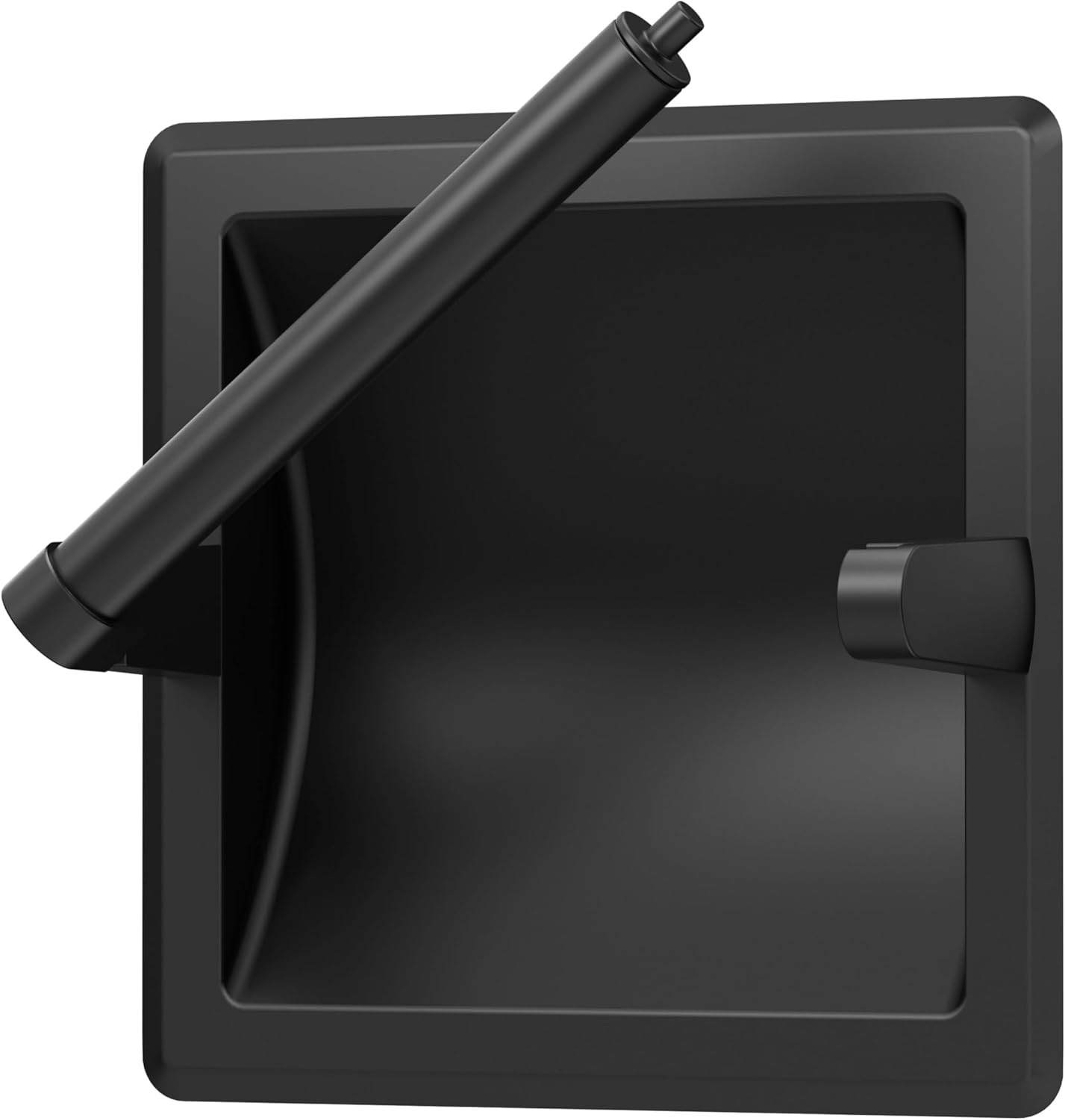 Gatco 752 Recessed Toilet Paper Holder Matte Black