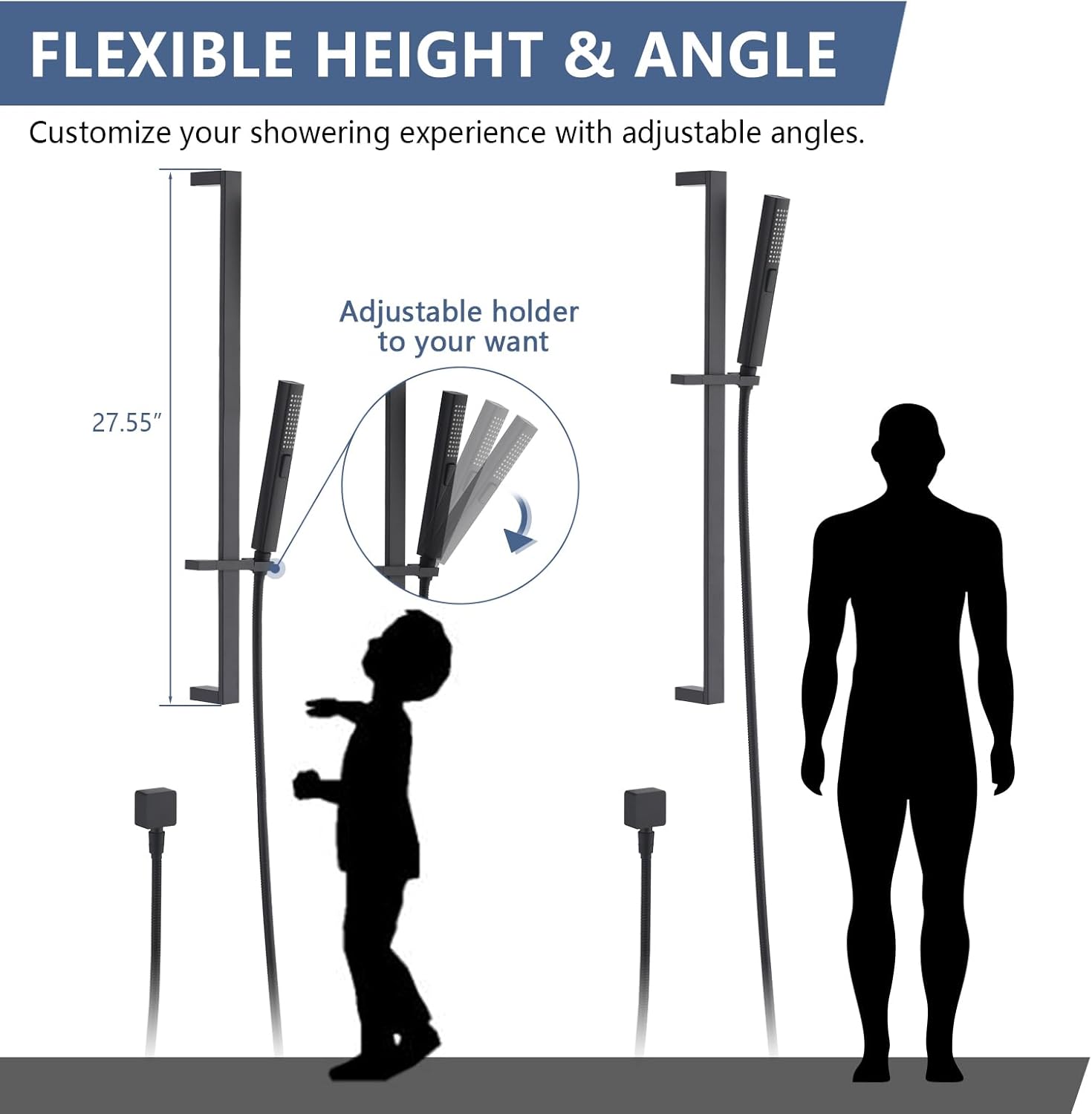 Imagine a Perfect Shower 275-Inch Adjustable Handheld at Home