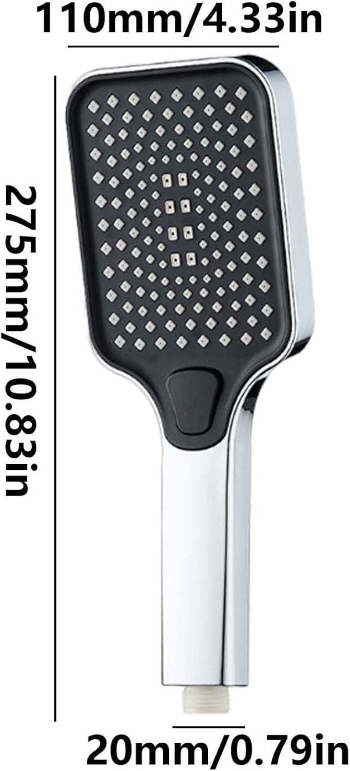 Powerful High-Pressure Handheld Shower with 4 Spray Modes for Easy Cleaning