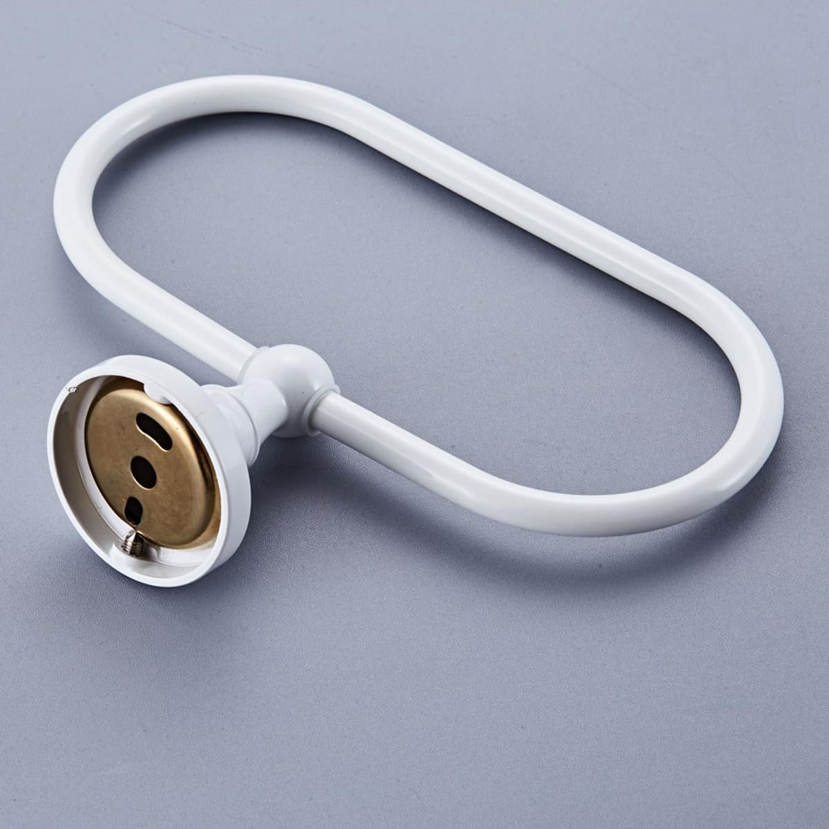 LIOOBO White Wall Mounted Towel Holder
