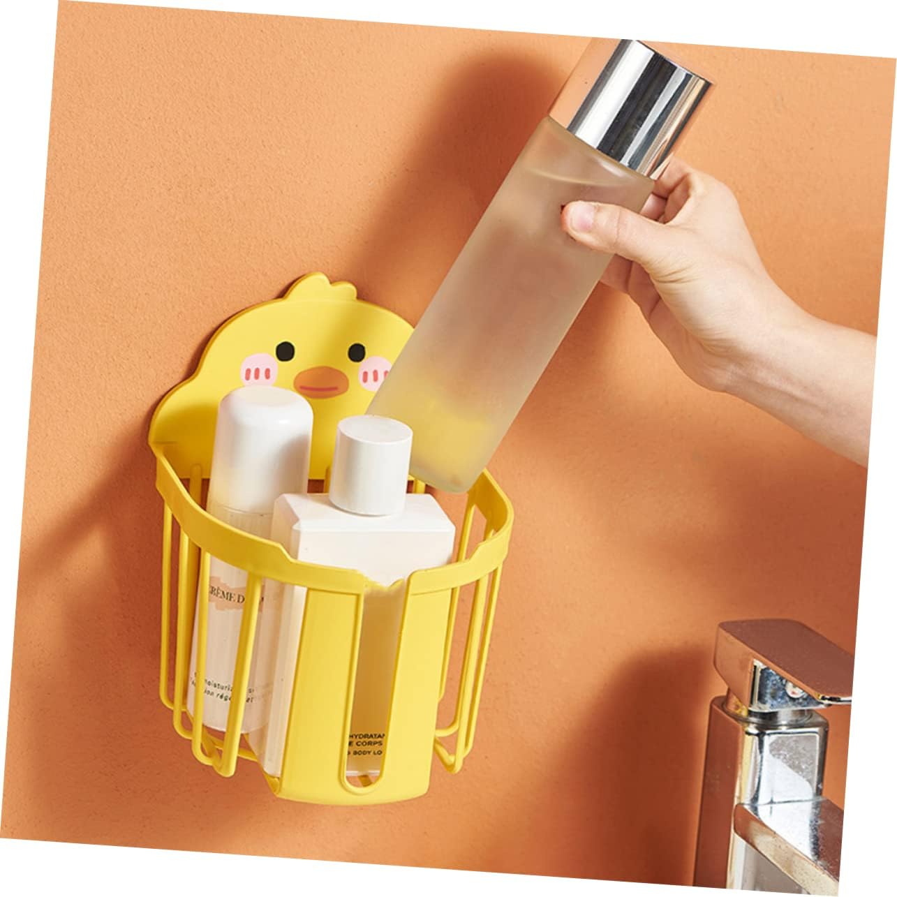 Space-Saving Punch Toilet Paper Holder