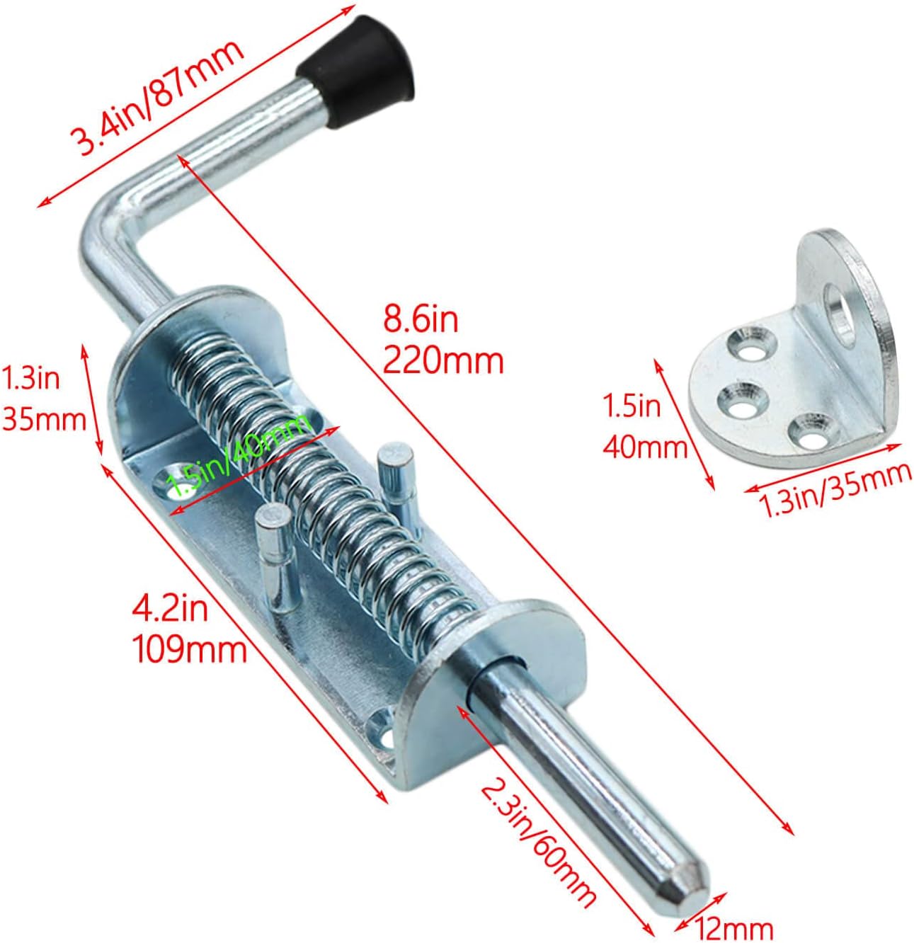 Durable Steel Spring LatchPin for Gates Doors