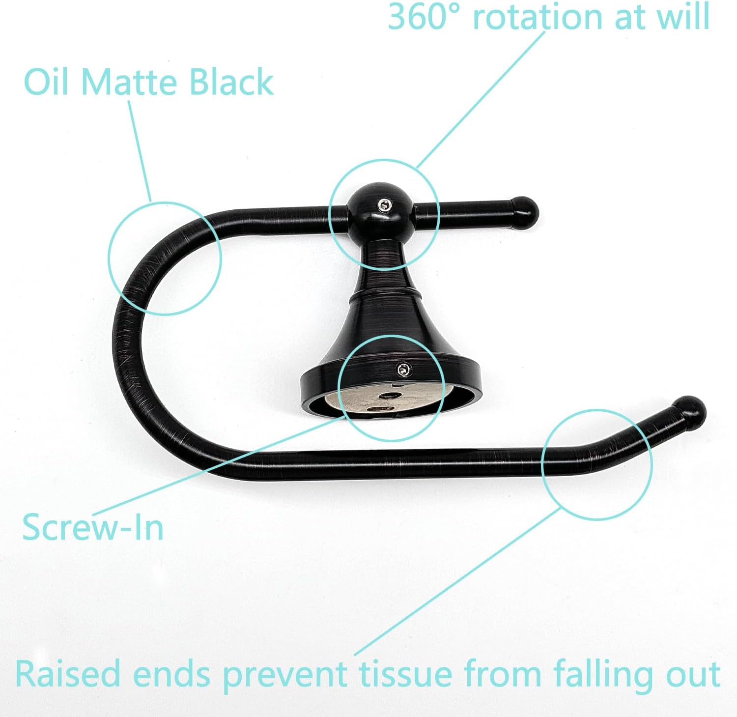 Celbon Brused Bronze Toilet Paper Holder Wall Mounted