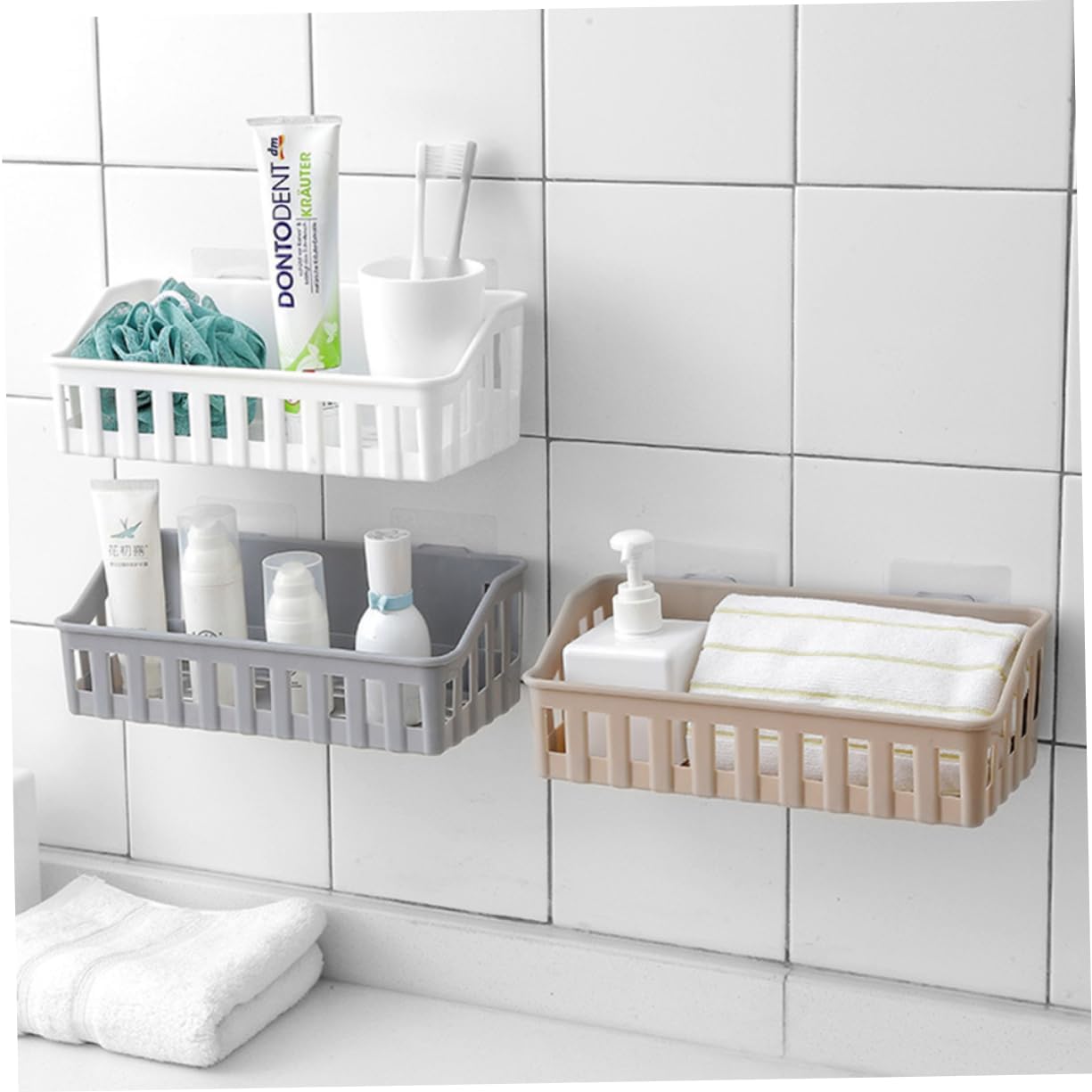 Solustre Bathroom Suction Cup Organizer