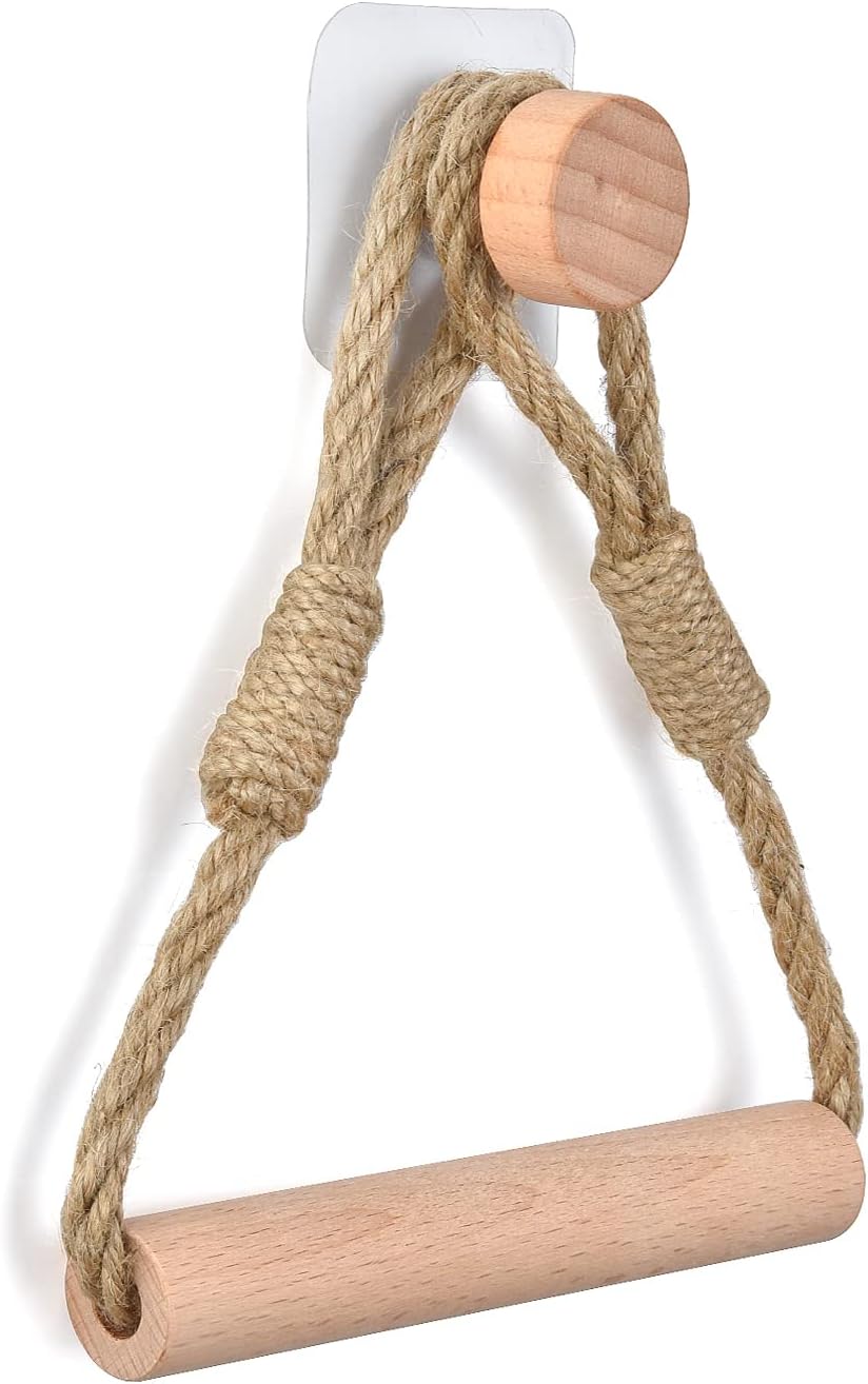 Moonlux Industrial Rope Toilet Paper Holder with Adhesive