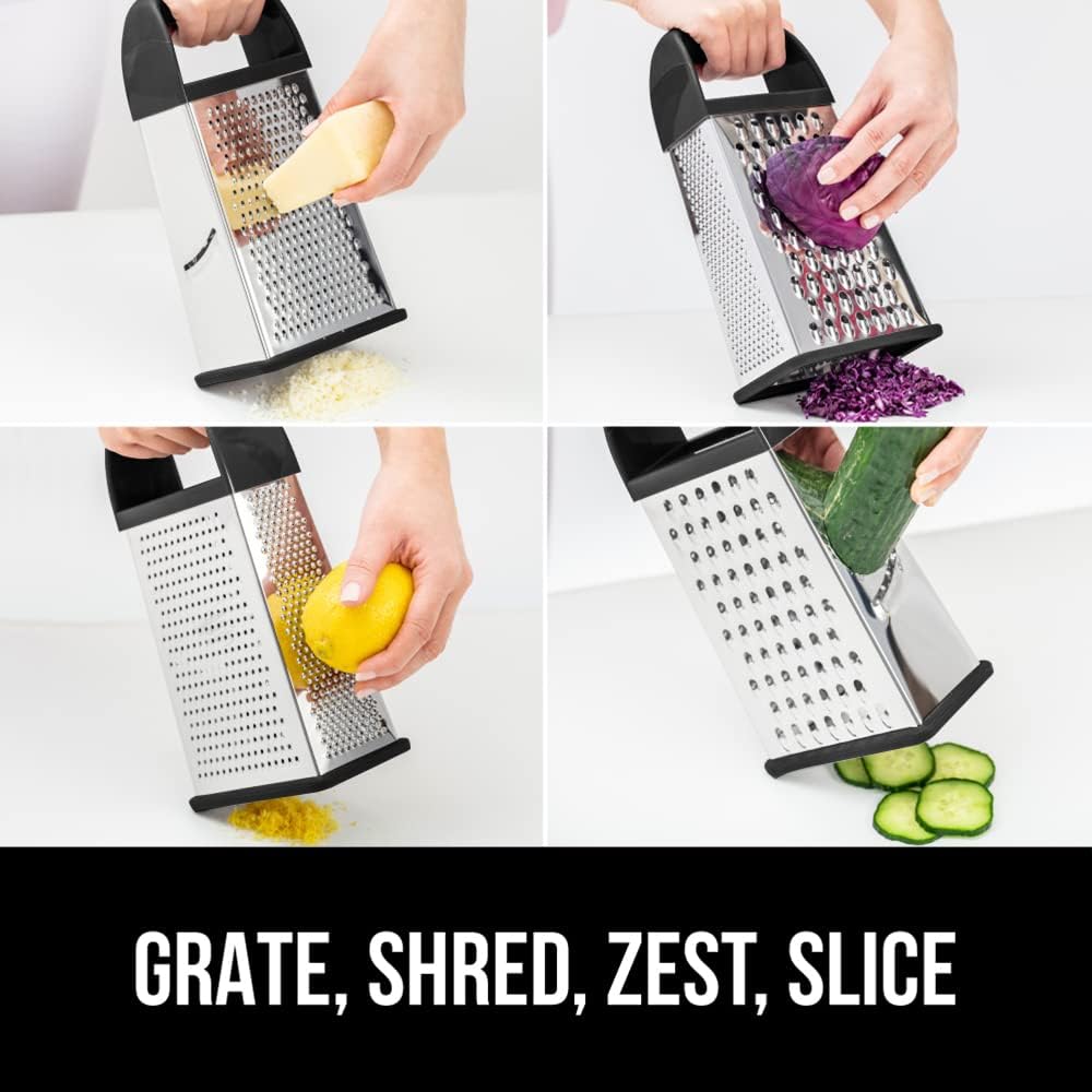 Gorilla Grip XL 4-Sided Cheese Grater with Container