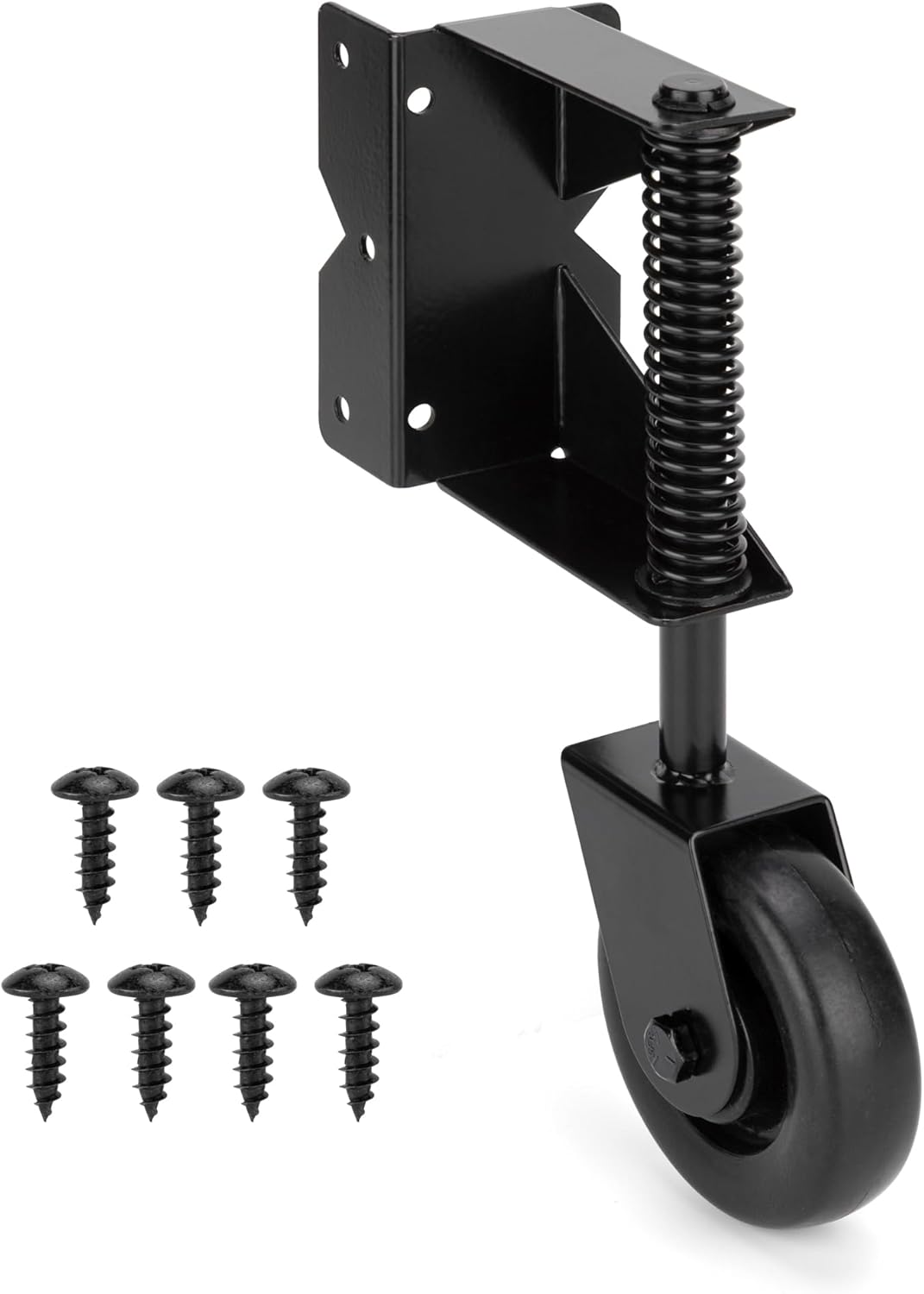 4-Inch 360-Degree Gate Caster Heavy Duty Black