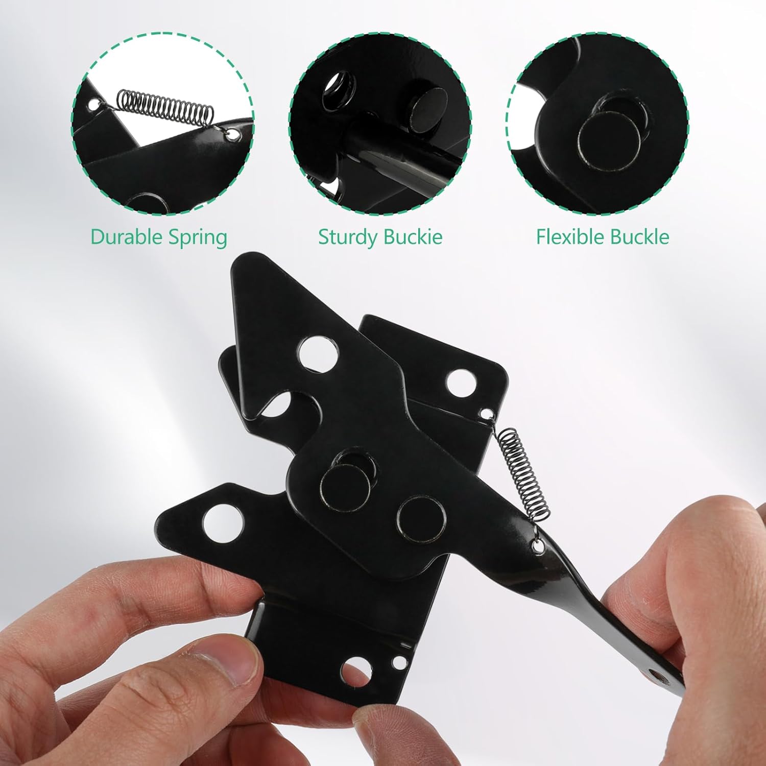 Heavy-Duty Gate Latch with Precision Fit