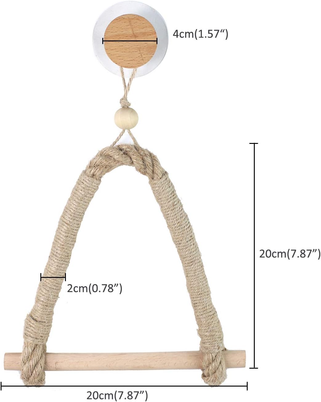 Poitemsic Jute Rope Toilet Paper Holder