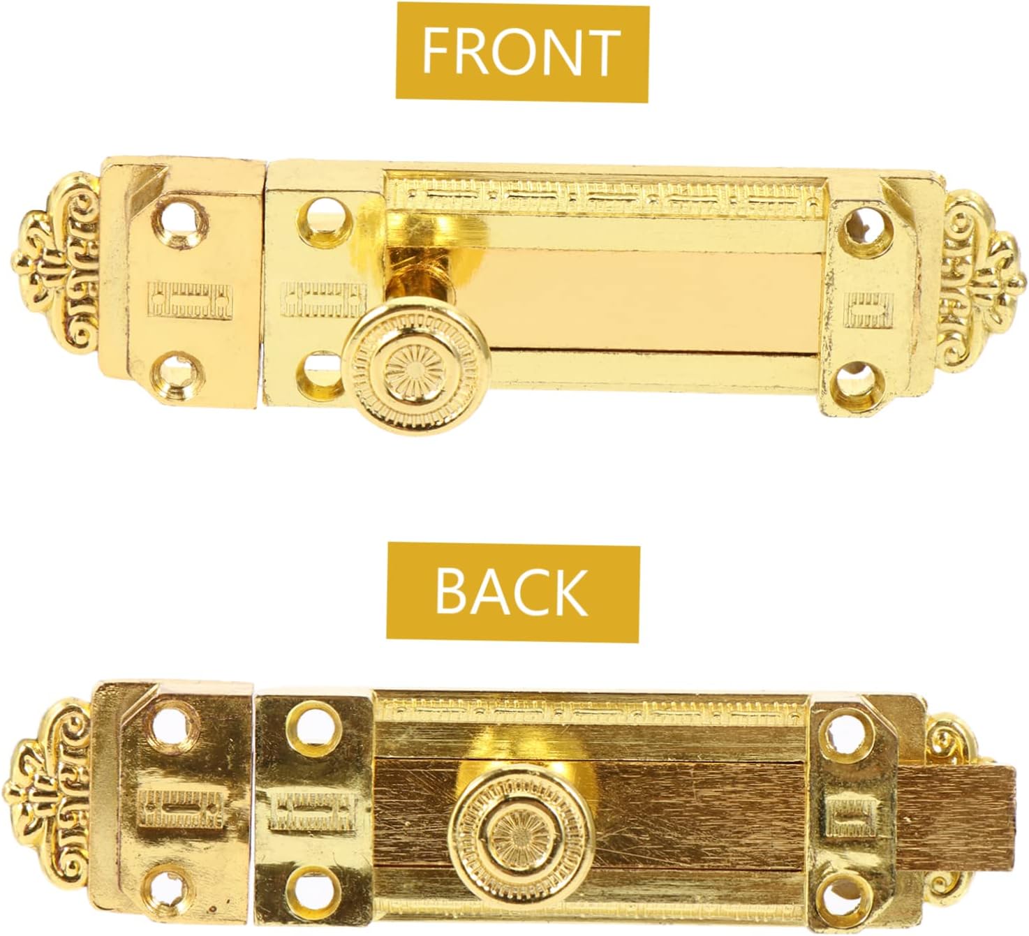Secure Antique Copper Door Latch for Home Garden