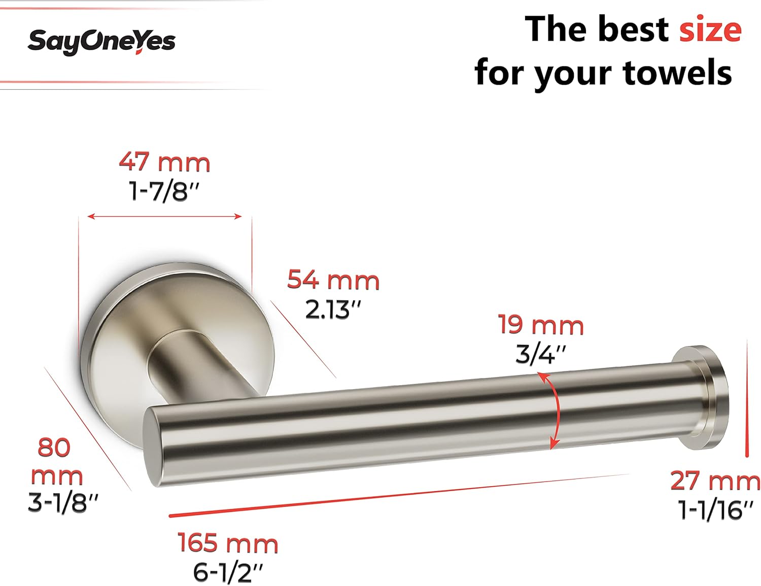 Luxury Brushed Nickel Toilet Paper Holder