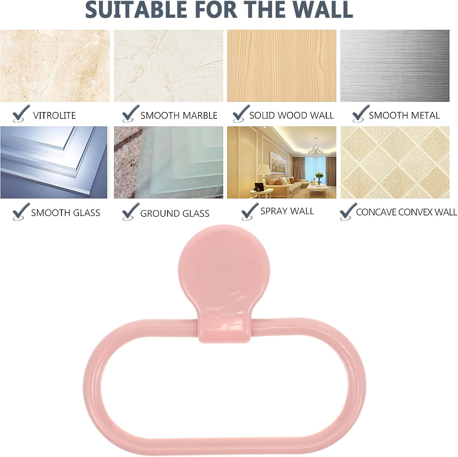 JOINPAYA No Drilling Magnetic Towel Ring Holder