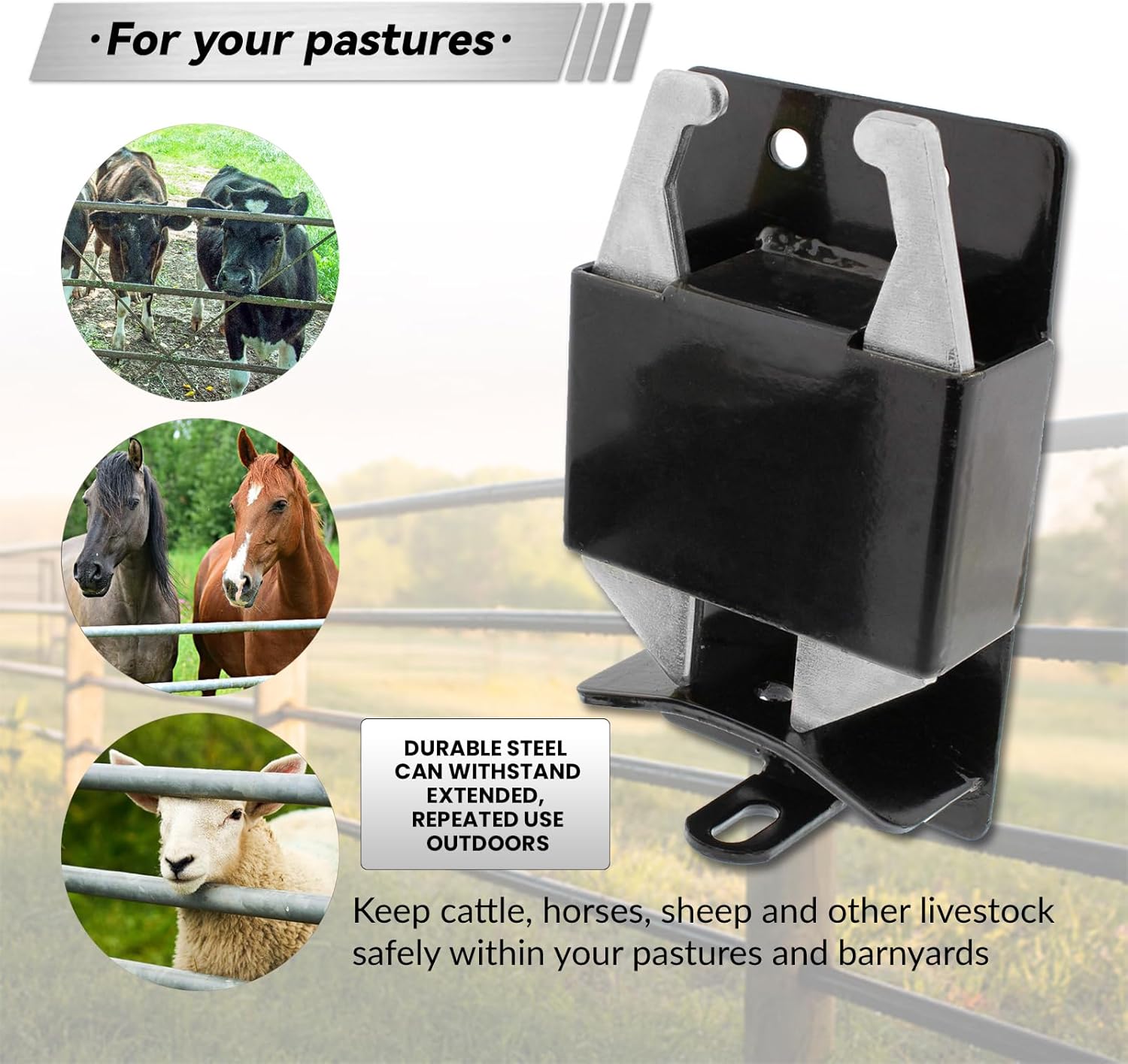 Evylnorrs 2-Way Gate Latch