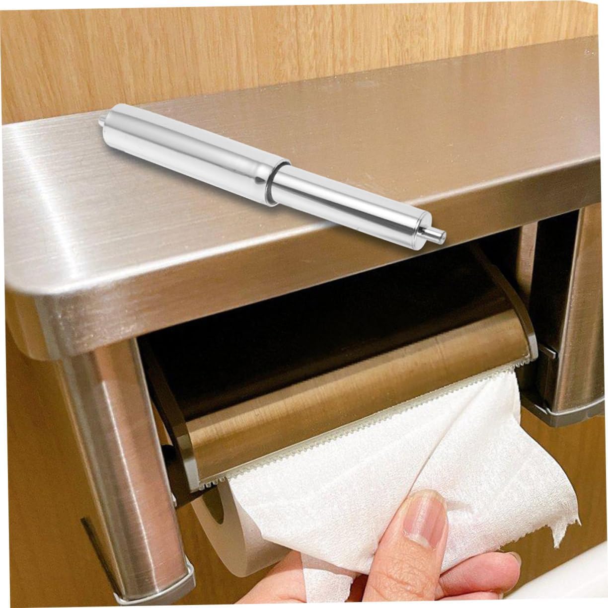 4pcs Durable Toilet Paper Holder Replacement Rod for Bathroom