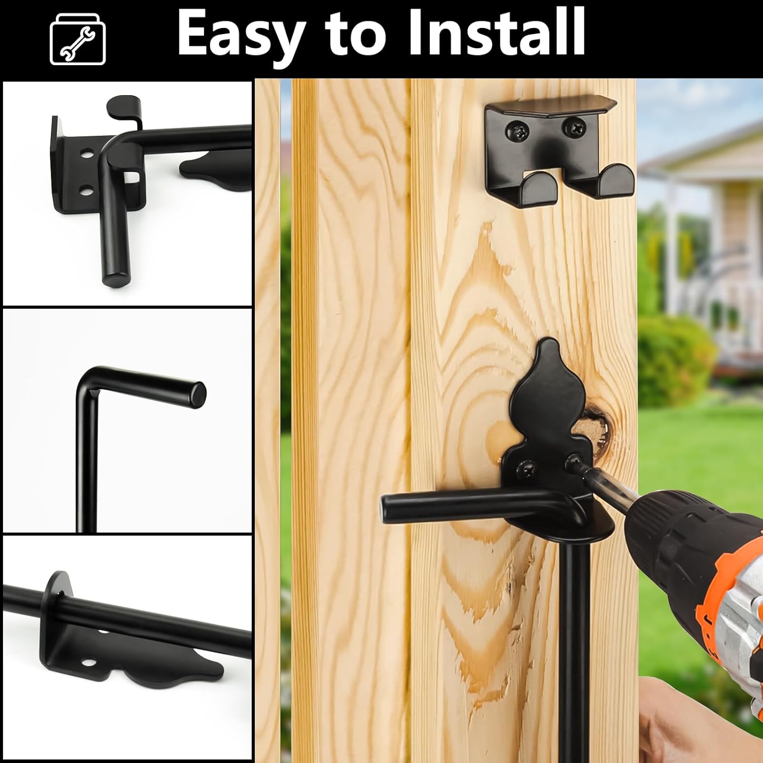 24 Cane Bolt Gate Drop Rod